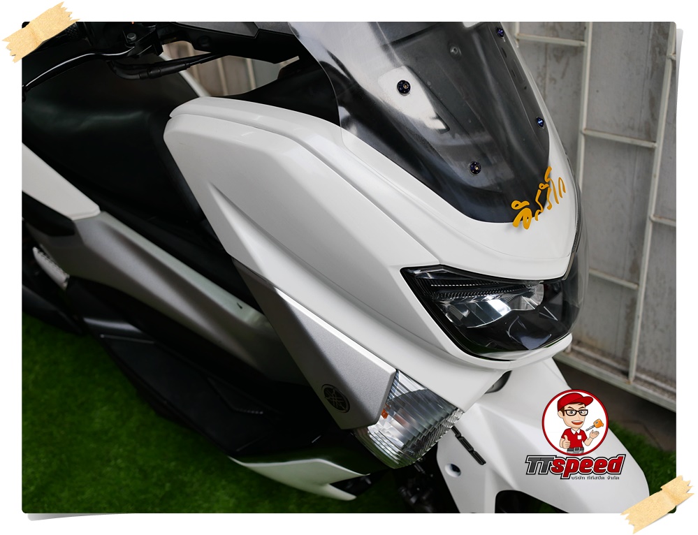 ขาย Nmax 155 ABS สีขาวจดปี 60 เครื่องดีรถบ้านมือเดียวผ่อนเดือน 1925 บาท