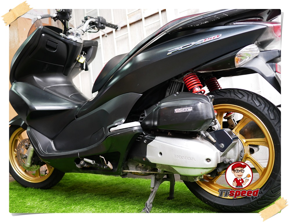 ขาย PCX 150 รถบ้านสีดำด้านจดปี 55 ล้อทองเครื่องดี ผ่อนเดือนละ 1788 บาท