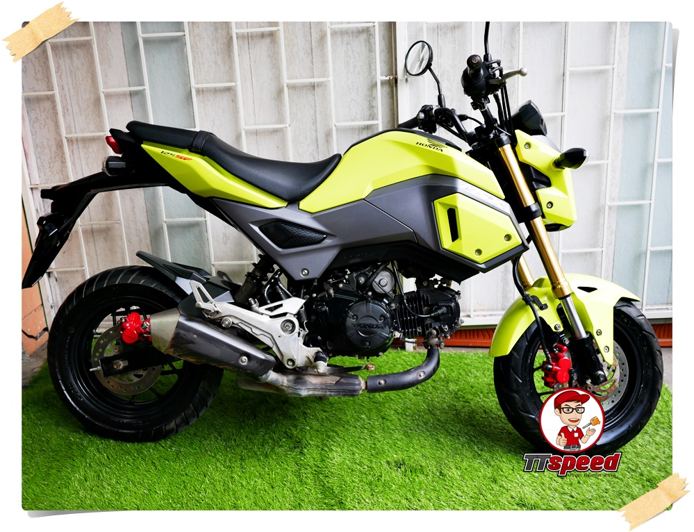 Honda MSX 125SF ไฟหน้า LED รถบ้านวิ่งน้อยปี 59 ผ่อนเดือน 1720บาท