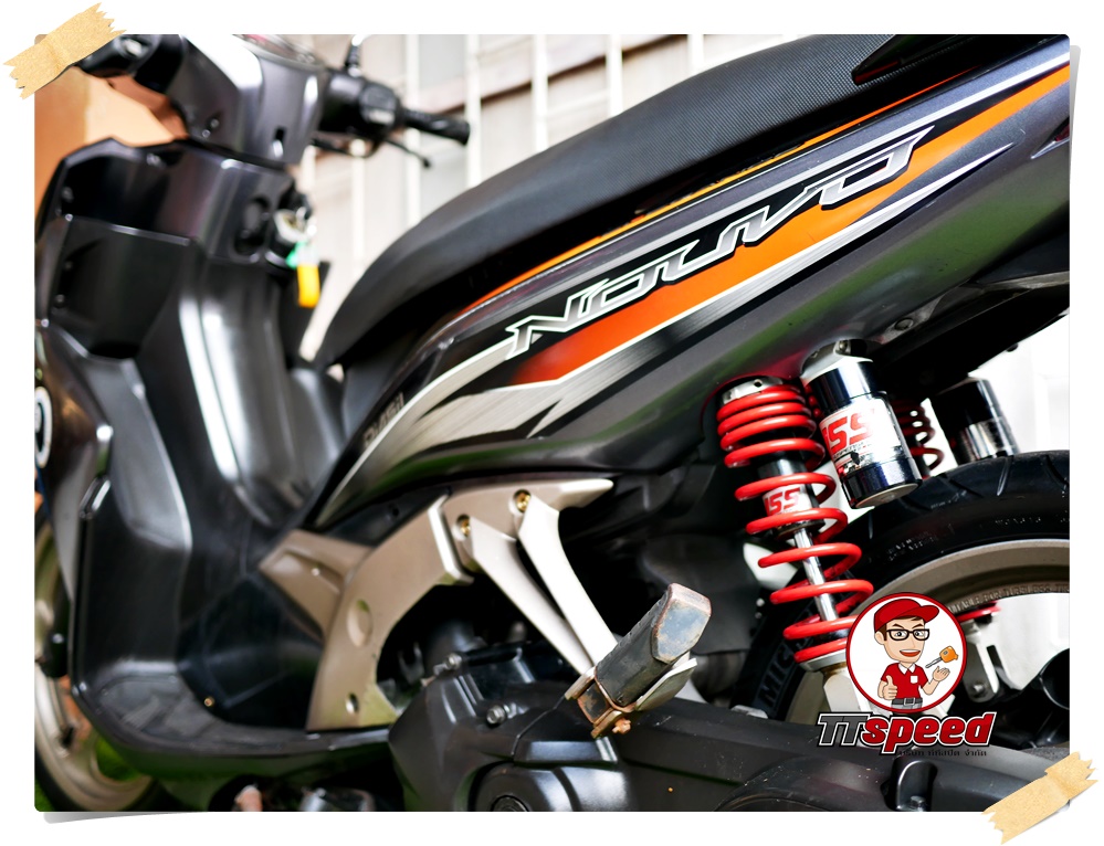 Nouvo Elegance 135 ล้อแม็กตัวท๊อปปี 55 โช๊คหลัง YSS ผ่อนเดือน 963 บาท