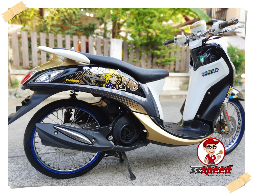 ขายสดผ่อน Fino 115i หัวฉีดจดปี 56 เครื่องดีผ่อนเบาๆเดือนละ 1100 บาท