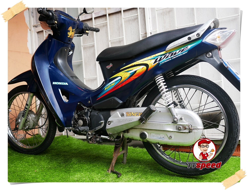 ขาย Wave 125S หัวเถิกสตาร์ทมือเครื่องเดิมไม่เคยแต่ง เอกสารเล่มครบ