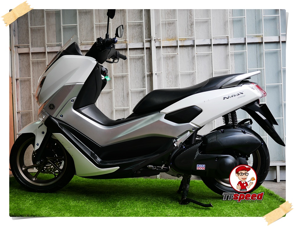 ขาย Nmax 155 ABS สีขาวจดปี 60 เครื่องดีรถบ้านมือเดียวผ่อนเดือน 1925 บาท