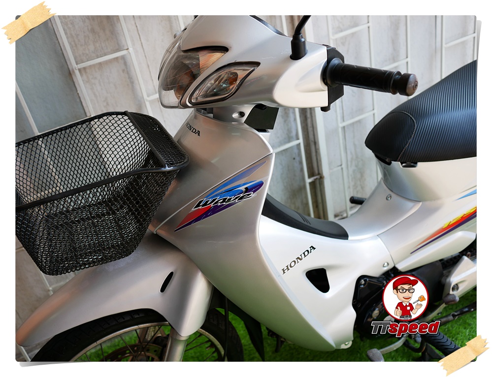 ขายสด Wave 125R สตาร์ทเท้า เครื่องแน่นประหยัดน้ำมันจดปี 48 เล่มพร้อม