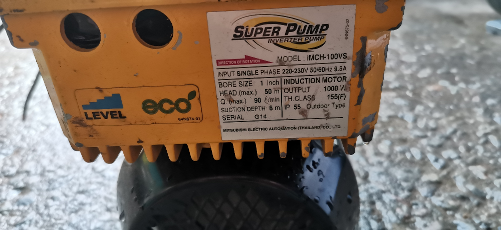 ขาย!! ปั้มน้ำสเตท.มิตซู.ขนาด1000วัตต์220v.พร้อมใช้งาน ขาย!! ปั้มน้ำสเตท.มิตซู.ขนาด1000วัตต์220v.พร้อมใช้งาน