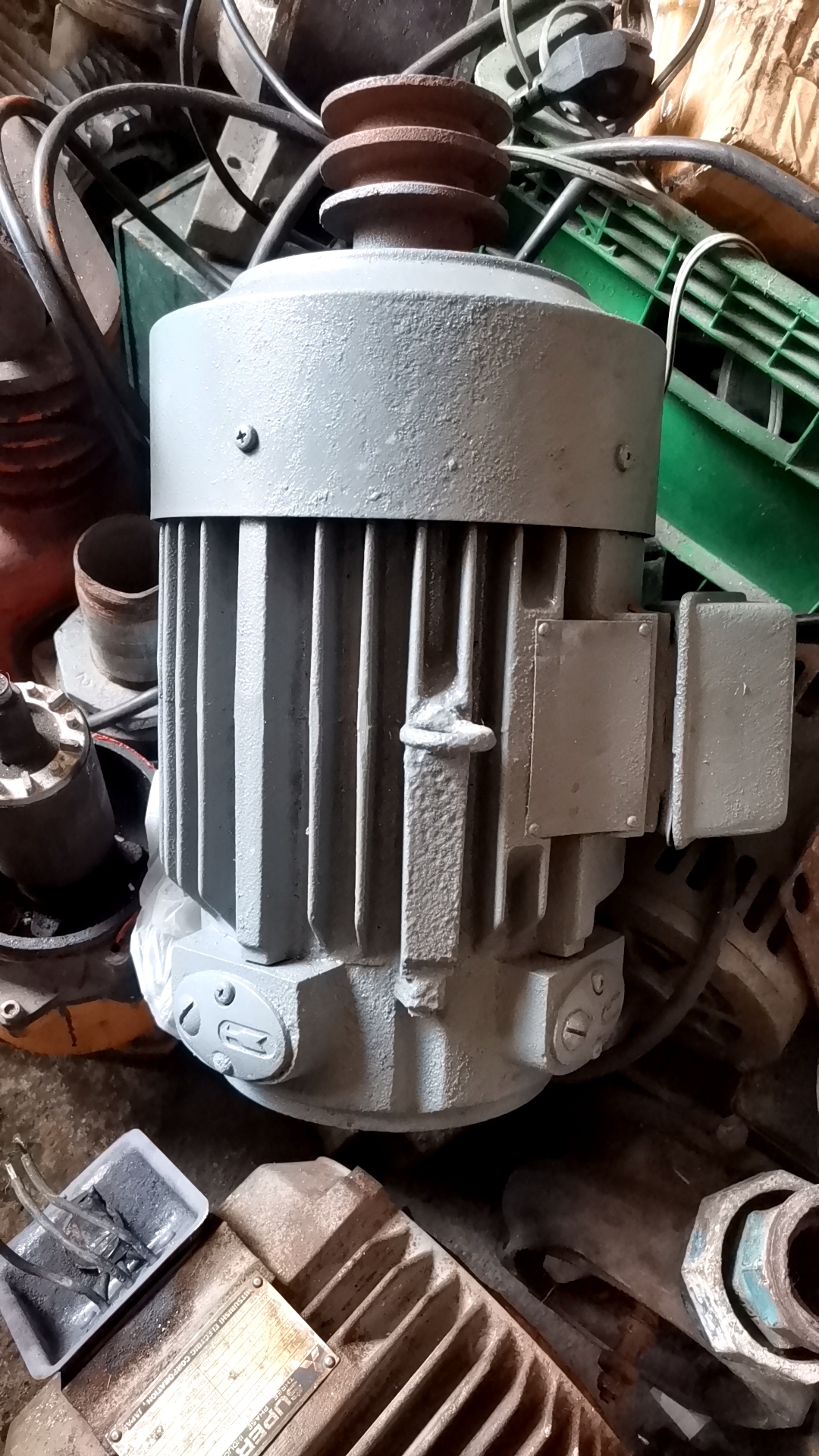 ขาย!! มอเตอร์ถ่าน.มิตซู.ขนาด1แรง220โวล์ล