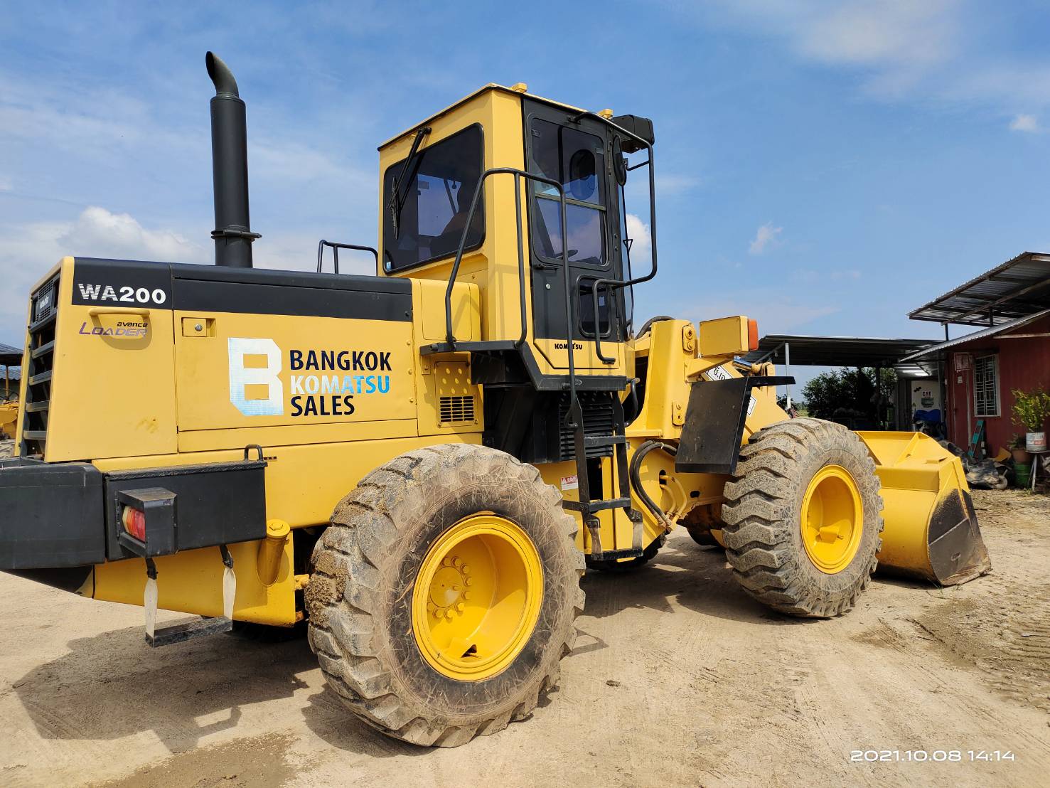 ขายรถตักโคมัทสุ WA200-1 ตู้เก๋ง สภาพรถสวยมาก