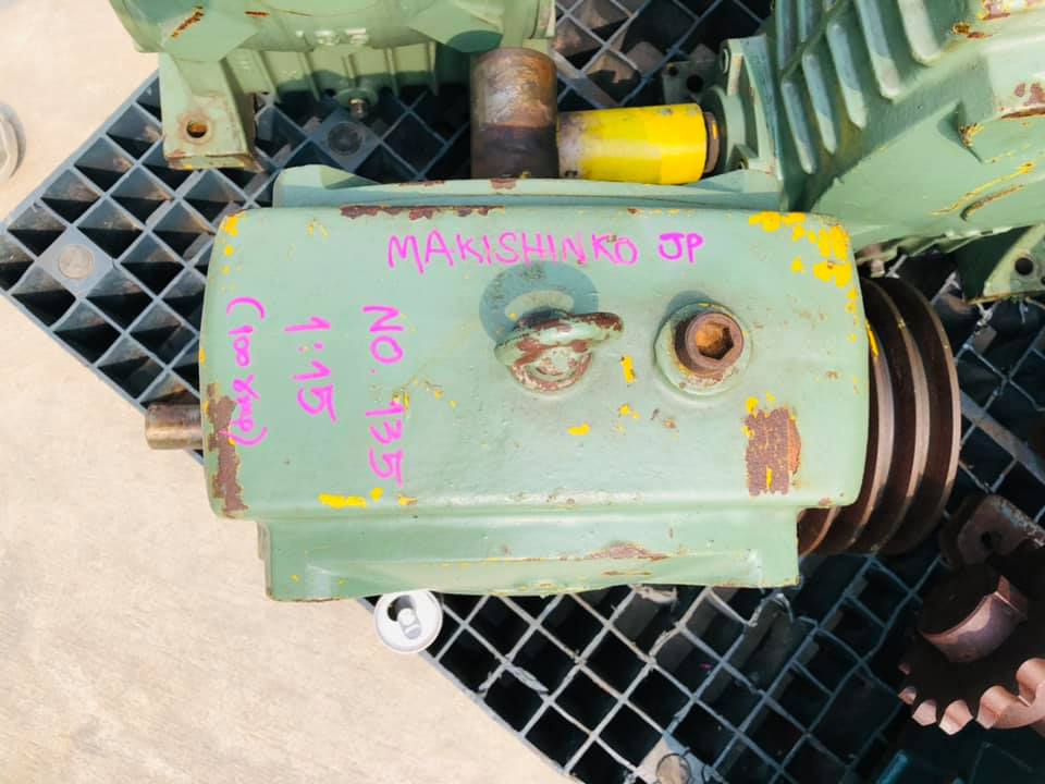 วอร์มเกียร์ทดญี่ปุ่น MAKISHINKO ใช้กับมอเตอร์ 10-15 HP