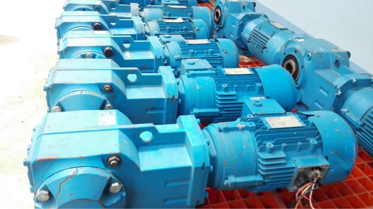 เยอรมันแท้ !! มอเตอร์เกียร์เยอรมัน SIEMENS GEAR GERMANY ทด 1 : 69.78