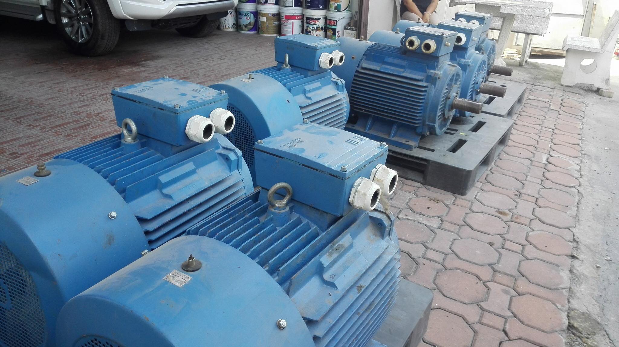 มอเตอร์ไฟฟ้ากำลัง Crompton ขนาด 75 HP 380V 2P (2970 rpm