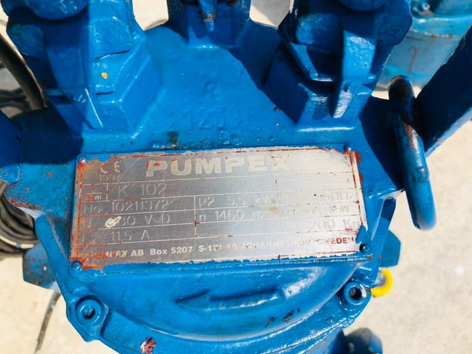 (ถามผ่าน LINE ได้ส่วนลดเพิ่ม) ปั้มแช่ไดโว่ดูดโคลน PUMPEX SUBMUSIBLE SWEDEN 7.5 HP (ถามผ่าน LINE ได้ส่วนลดเพิ่ม) ปั้มแช่ไดโว่ดูดโคลน PUMPEX SUBMUSIBLE SWEDEN 7.5 HP