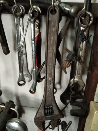 ประแจเลื่อน BAHCO 12," สถาพดีมาก