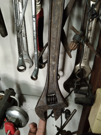 ประแจเลื่อน BAHCO 12," สถาพดีมาก