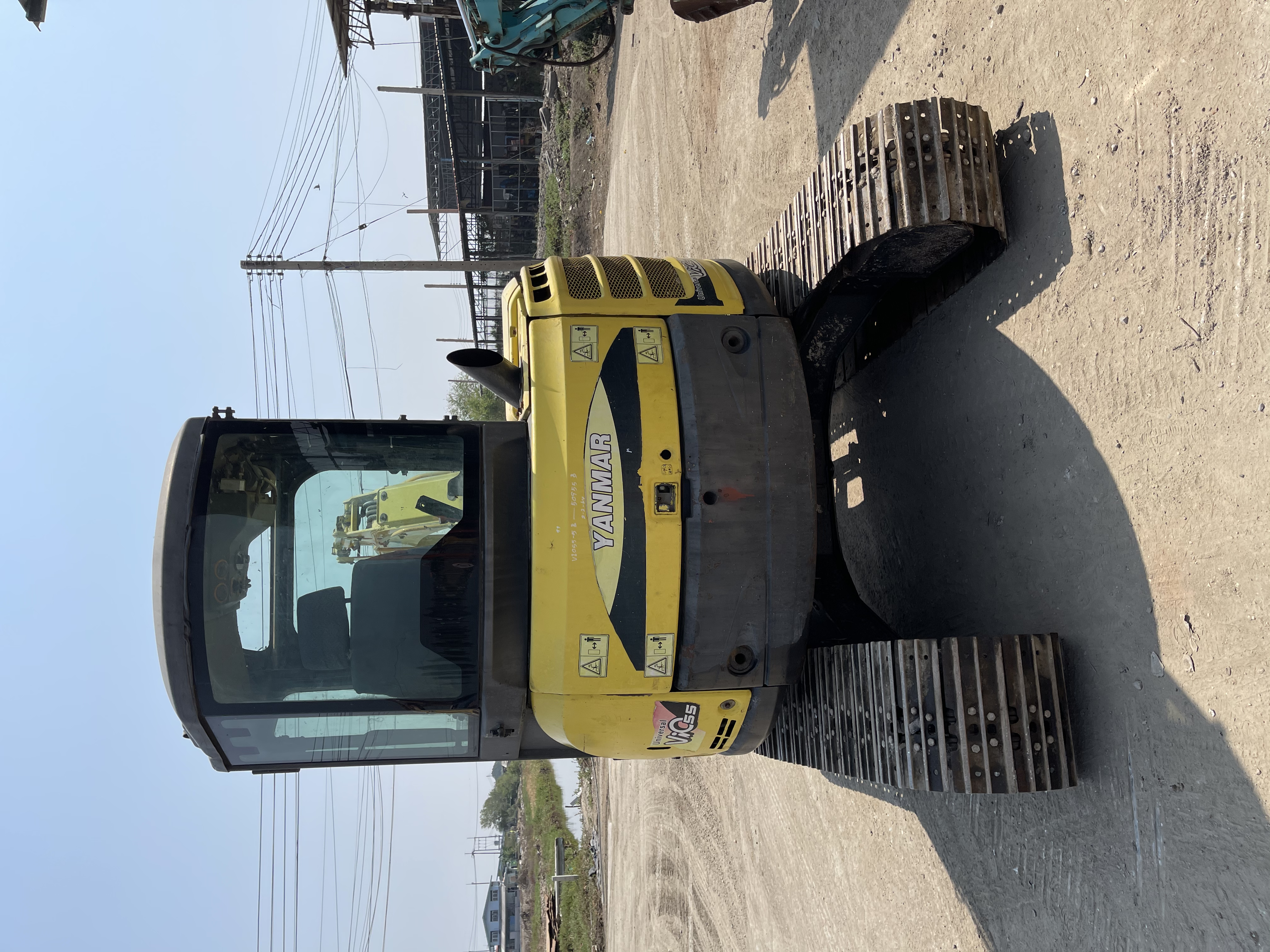 Yanmar vio55-5 เก่าญี่ปุ่น 5.5 ตัน มีลายหัวเจาะ ไม่เคยใช้ในไทย