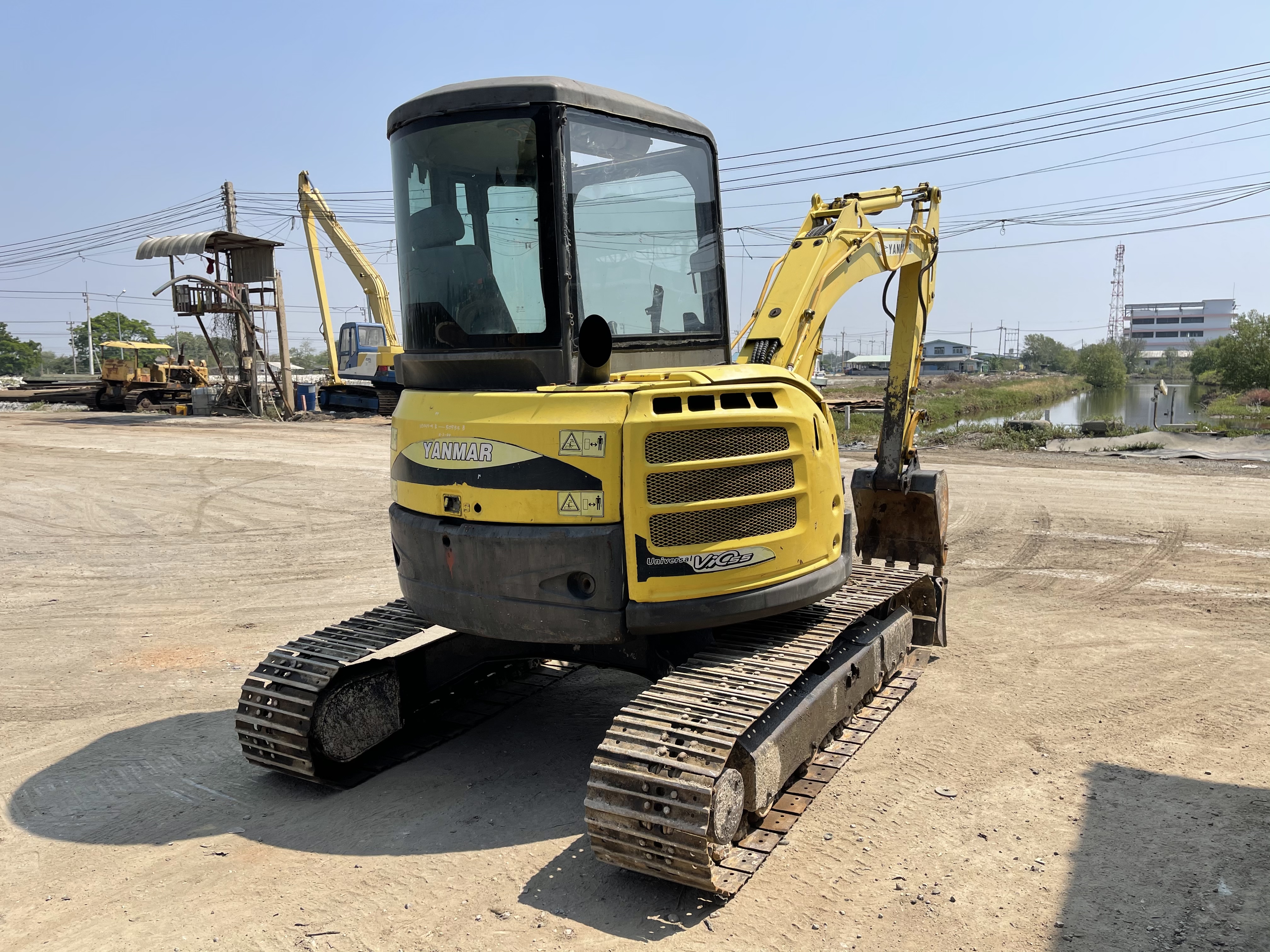 Yanmar vio55-5 เก่าญี่ปุ่น 5.5 ตัน มีลายหัวเจาะ ไม่เคยใช้ในไทย
