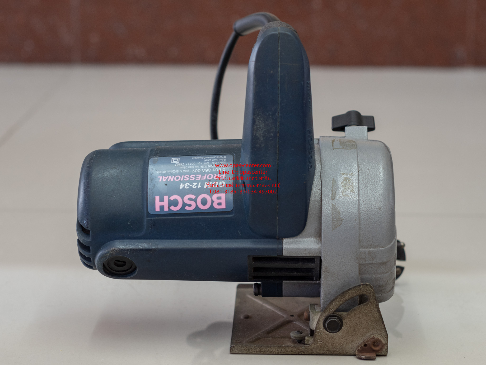 เลื่อยวงเดือน เครื่องตัดหินอ่อน Bosch GDM 12-34 ของแท้ มือสอง สภาพดี