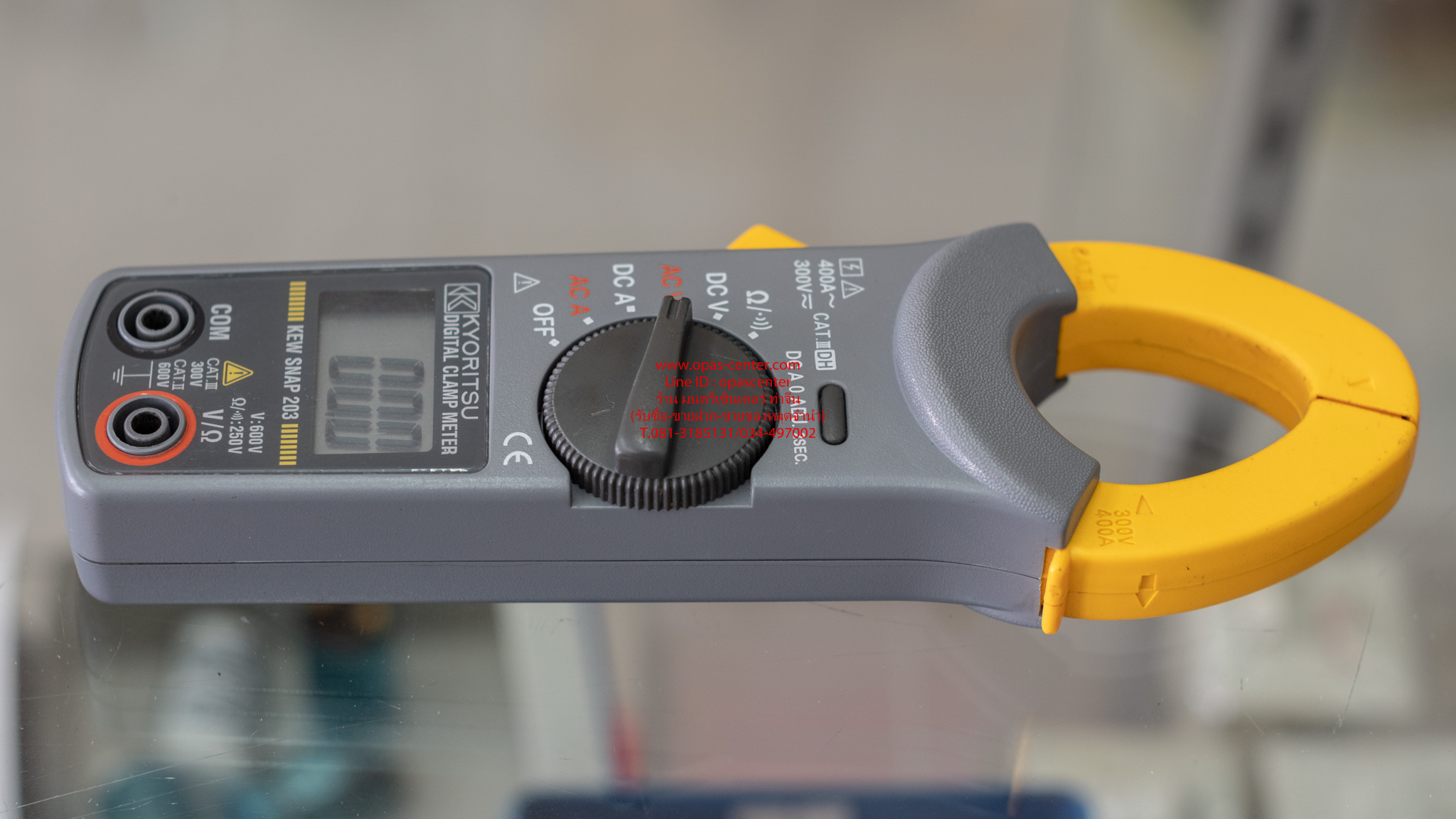 ดิจิตอลแคลมป์มิเตอร์ KYORITSU KEW SNAP 203 มือสอง สภาพใหม่ พร้อมใช้