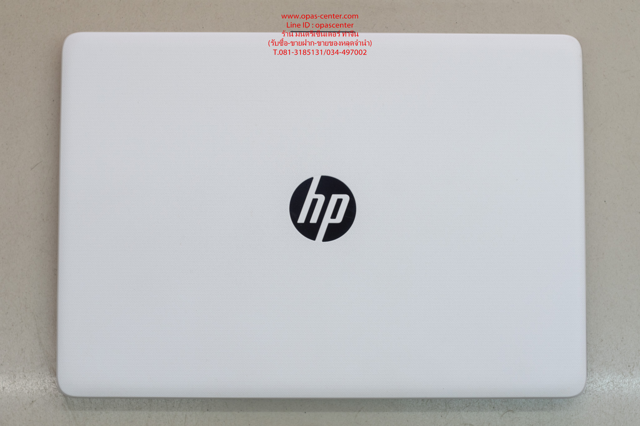 โน้ตบุ๊ค hp รุ่น 14cm-0011AU AMD A6-9225 2.6 GHz Ram 4G HDD 1 TB สภาพใหม่ ใช้ได้ปกติทุกอย่าง