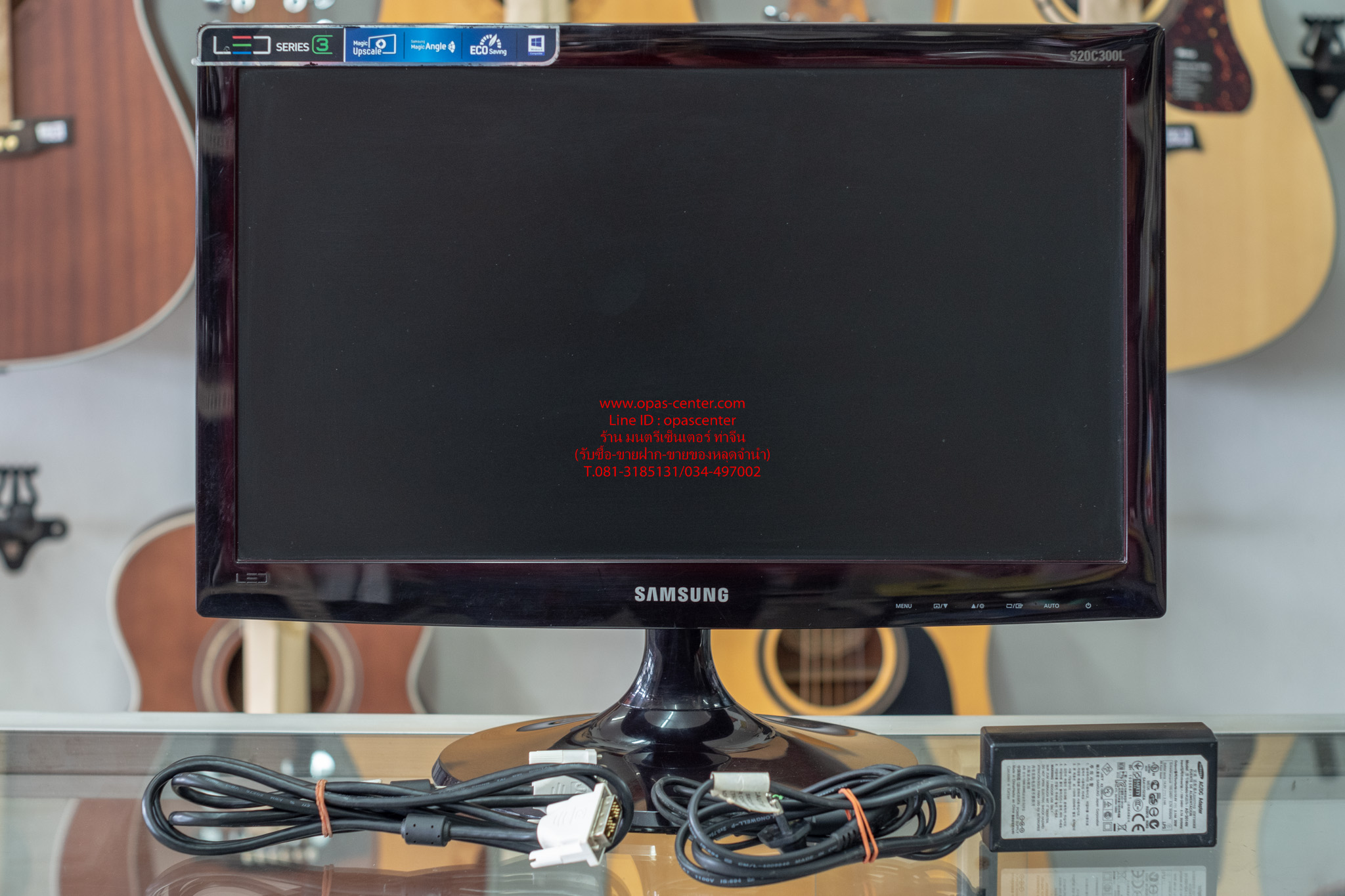 จอ LED SAMSUNG S20C300BL 20นิ้ว /D-SUB/DVI มือสอง สภาพดี พร้อมสาย D-SUB