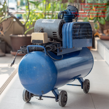 เครื่องปั้มลม PUMA รุ่น PP-1 ถัง 36 ลิตร มอเตอร์ Hitachi 1/4 HP สภาพดี พร้อมใช้งาน