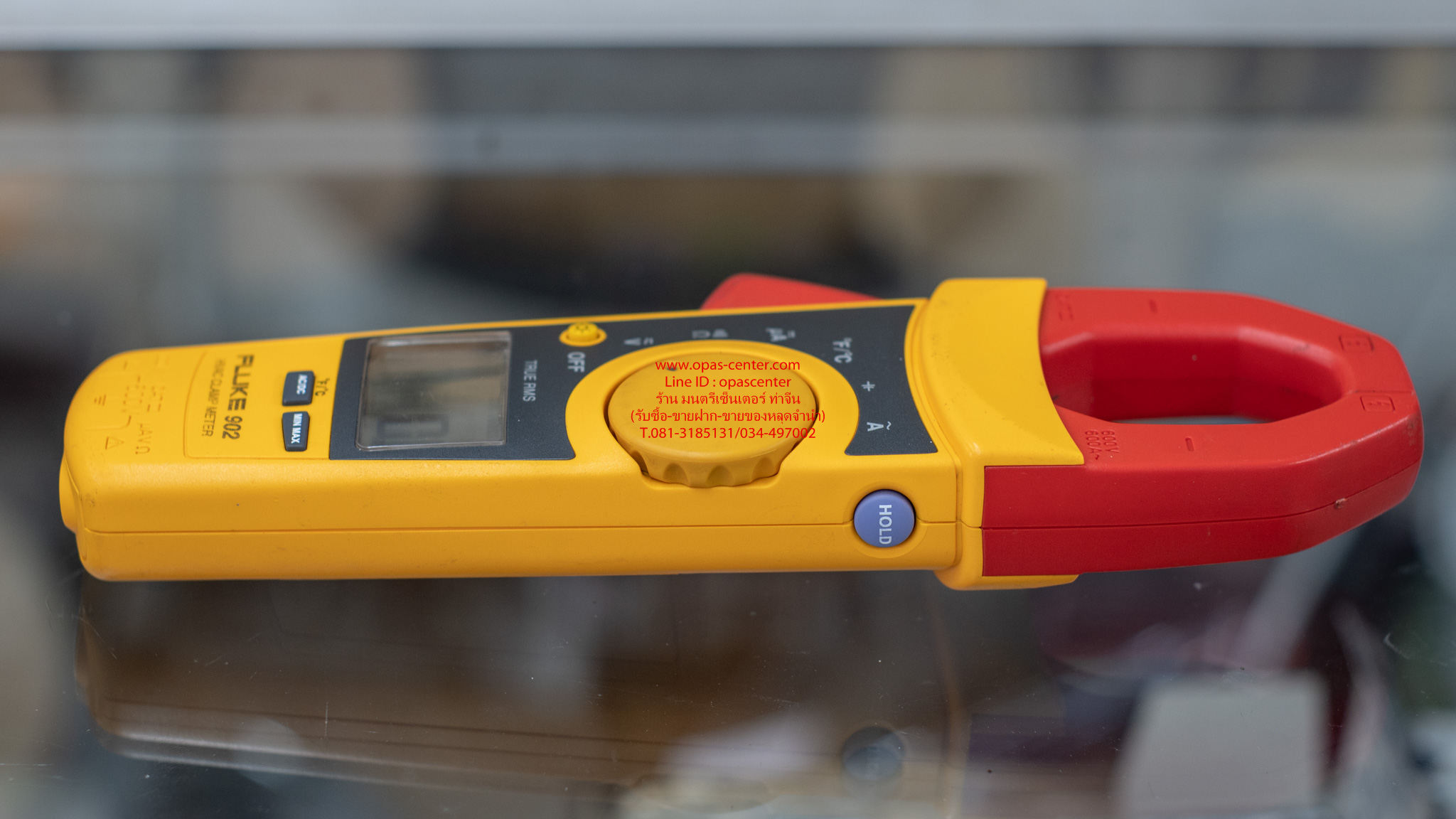 มิเตอร์วัดกระแส FLUKE รุ่น 902 ขนาด 1000V & 600A AC/DC TRMS Clamp Meter มือสอง สภาพดี