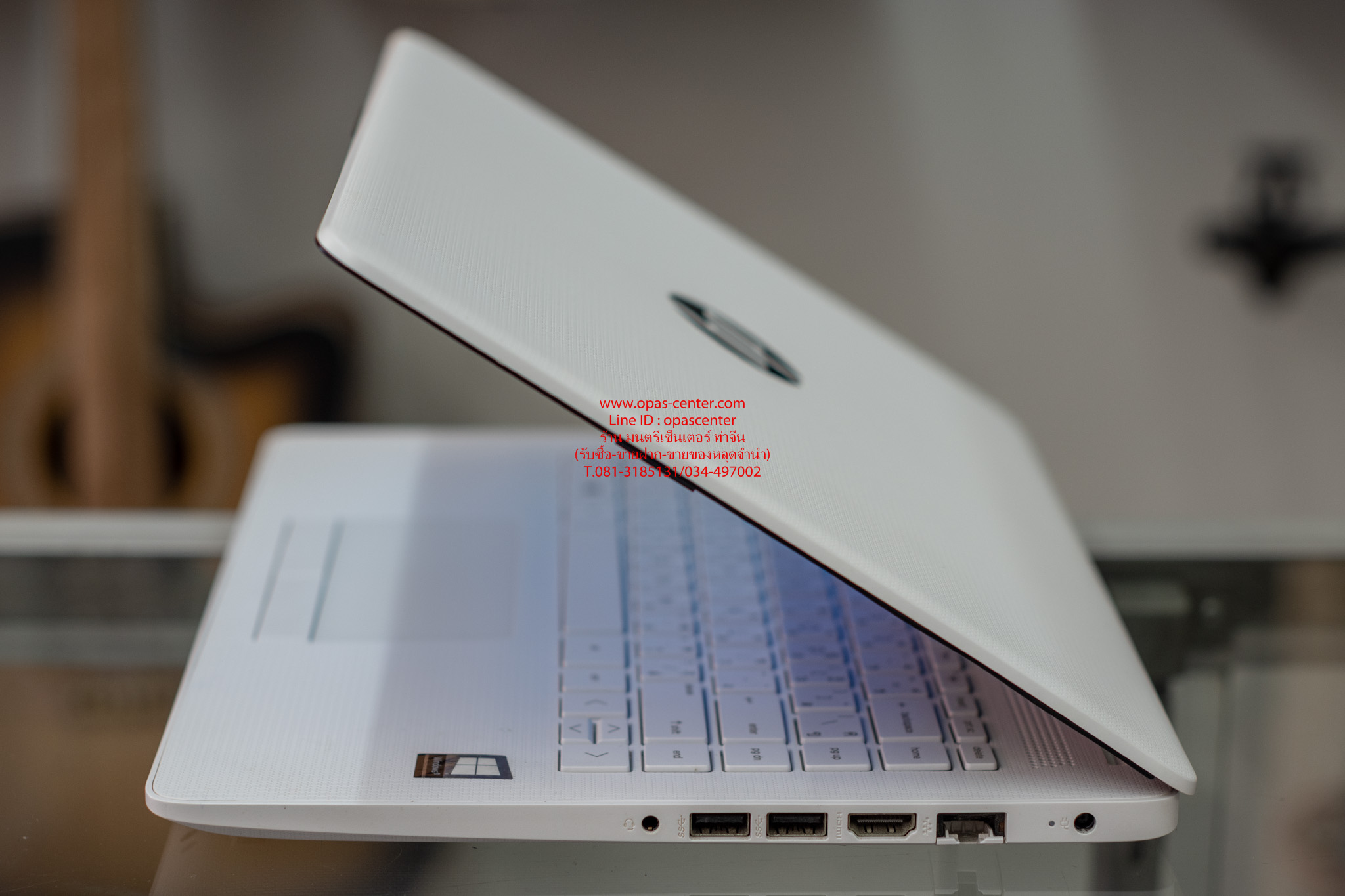 โน้ตบุ๊ค hp รุ่น 14cm-0011AU AMD A6-9225 2.6 GHz Ram 4G HDD 1 TB สภาพใหม่ ใช้ได้ปกติทุกอย่าง