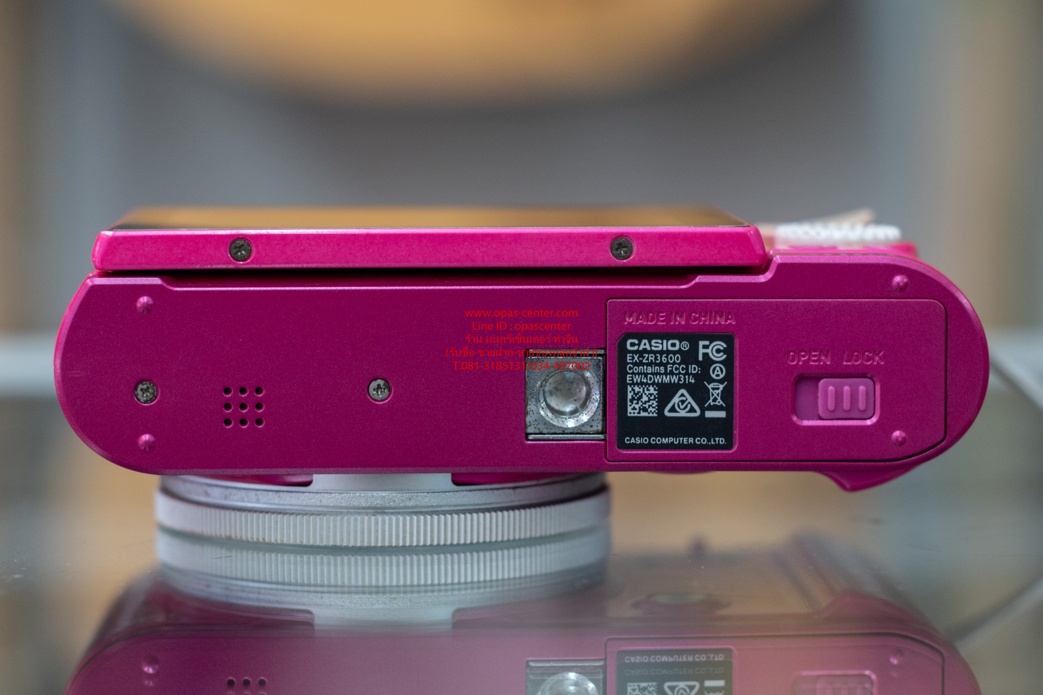 กล้องฟรุ้งฟริ้ง Casio EX-ZR3600 สีชมพู ต่อ Wifi สภาพใหม่ มีกล่อง ที่ชาร์ท เมม 16 GB