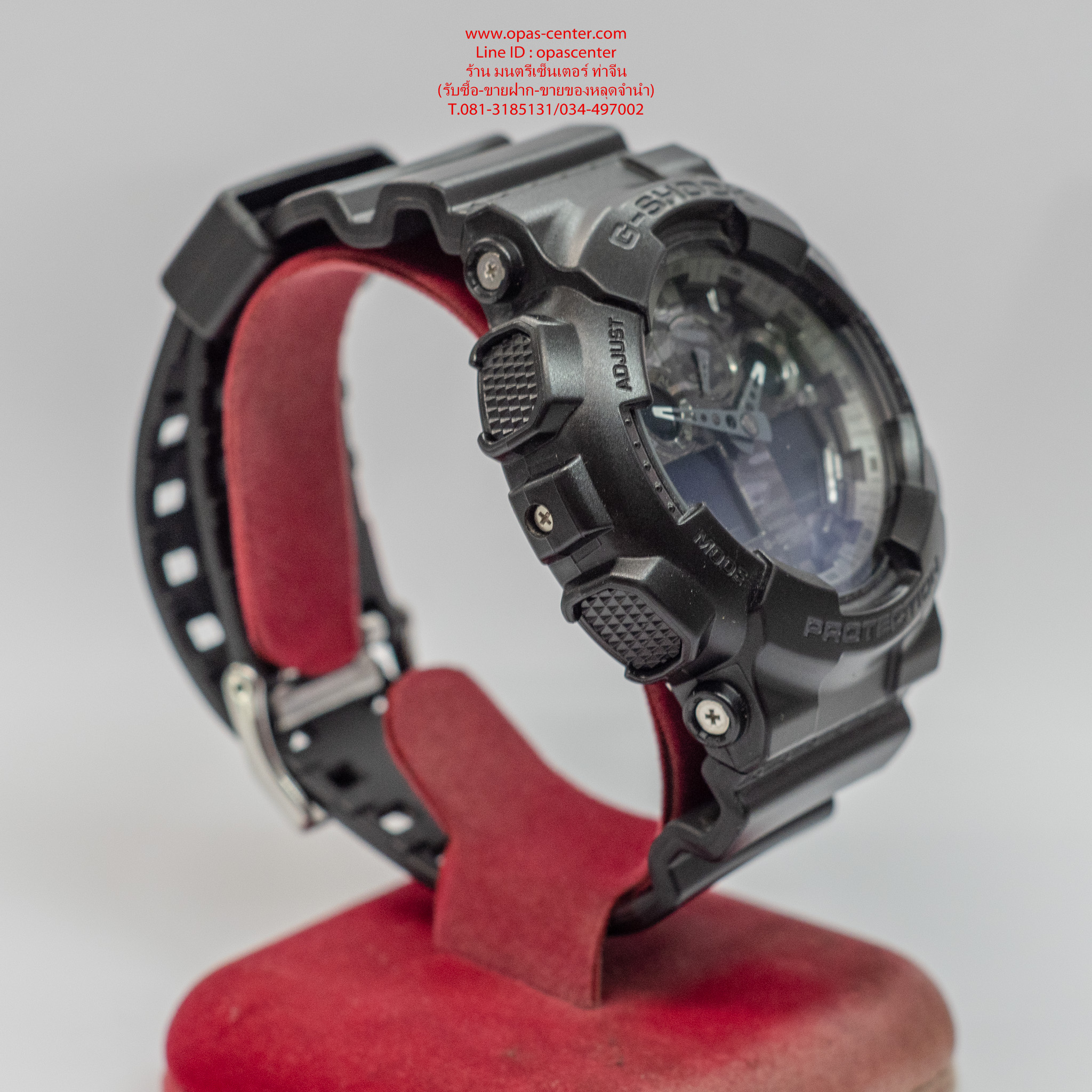 นาฬิกา CASIO G-shock รุ่น GA-100CF-1ADR สีดำ หน้าปัดลายพราง มือสอง สภาพใหม่ มีกล่องเหล็ก