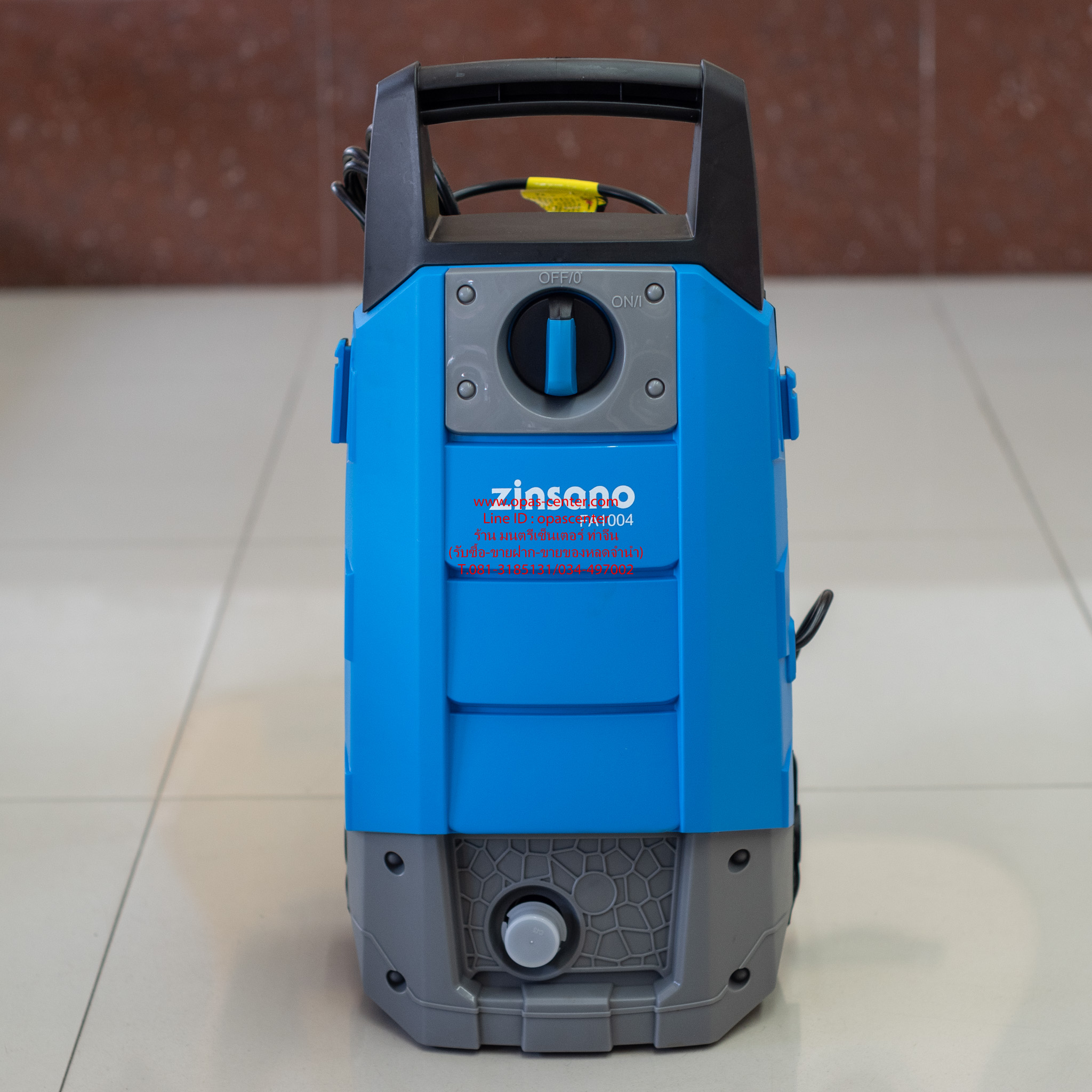 เครื่องฉีดน้ำ ZINSANO รุ่น FA1004 แรงดัน 100 บาร์ สีฟ้า ของใหม่ ขายถูก
