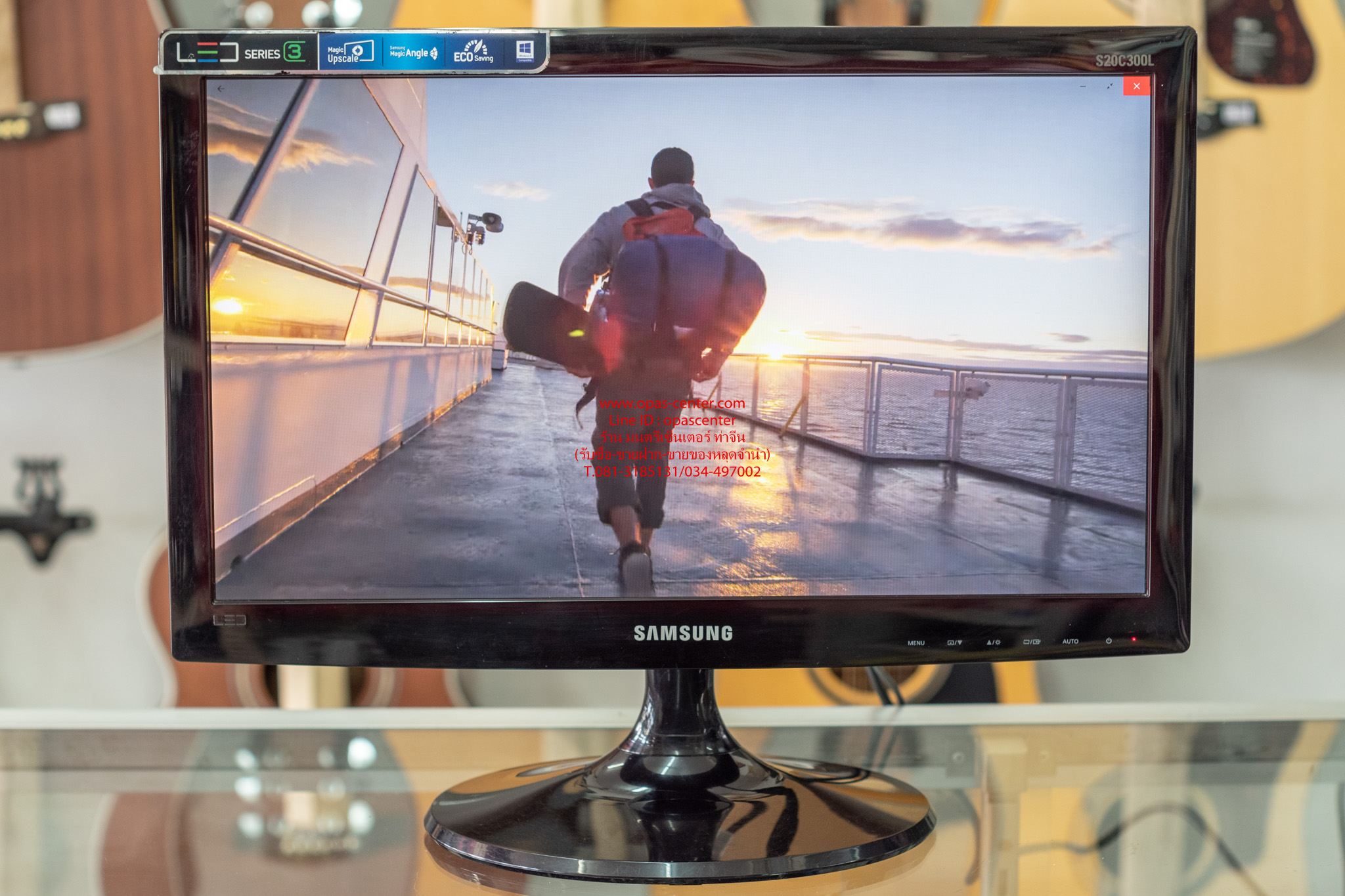 จอ LED SAMSUNG S20C300BL 20นิ้ว /D-SUB/DVI มือสอง สภาพดี พร้อมสาย D-SUB