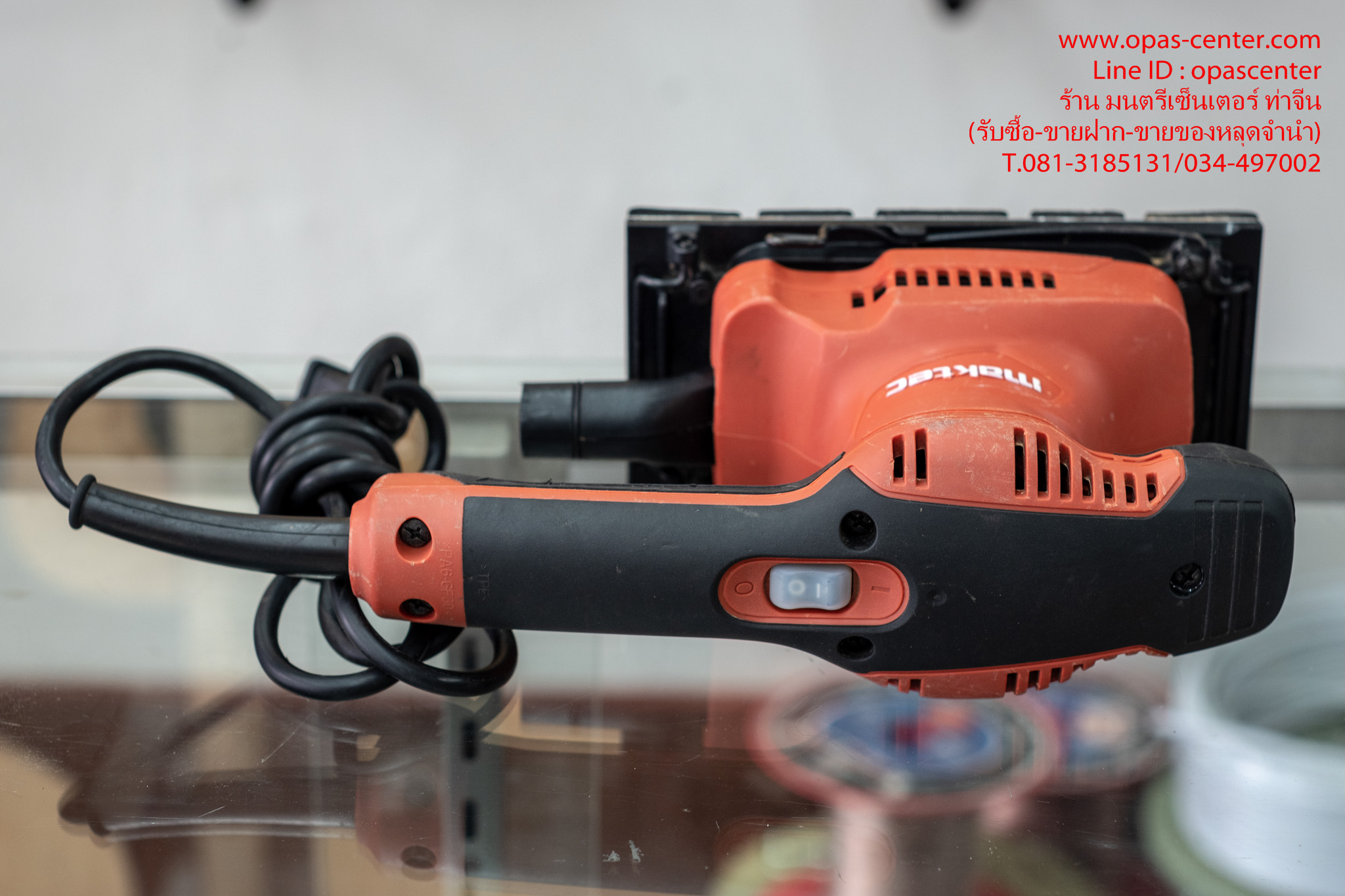 เครื่องขัดกระดาษทรายแบบสั่น MAKTEC รุ่น MT923 ของแท้ สภาพใหม่