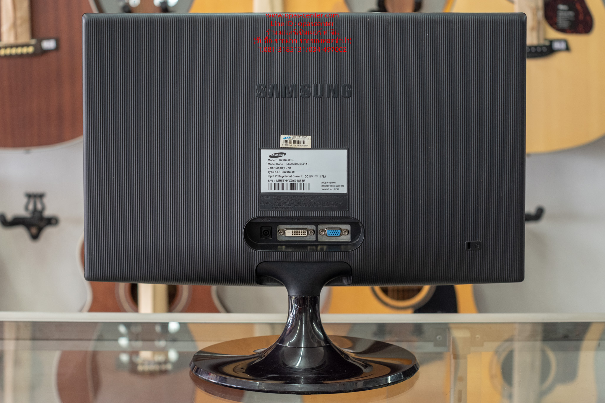 จอ LED SAMSUNG S20C300BL 20นิ้ว /D-SUB/DVI มือสอง สภาพดี พร้อมสาย D-SUB