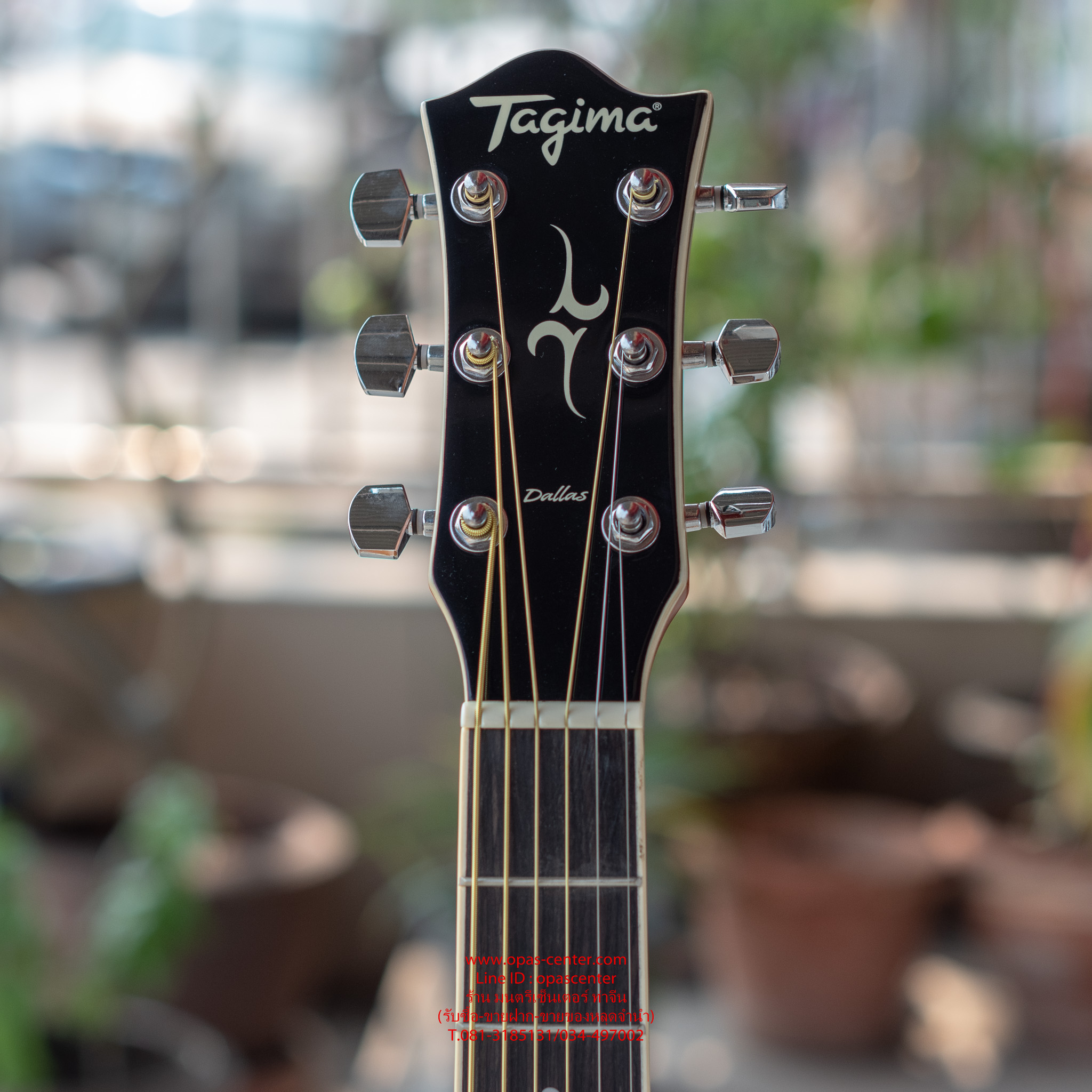 กีต้าร์โปร่งเว้าไฟฟ้า Tagima รุ่น NASHVILLE EQ มีจูนเนอร์ตั้งสายในตัว สีซันเบิร์ส ของใหม่