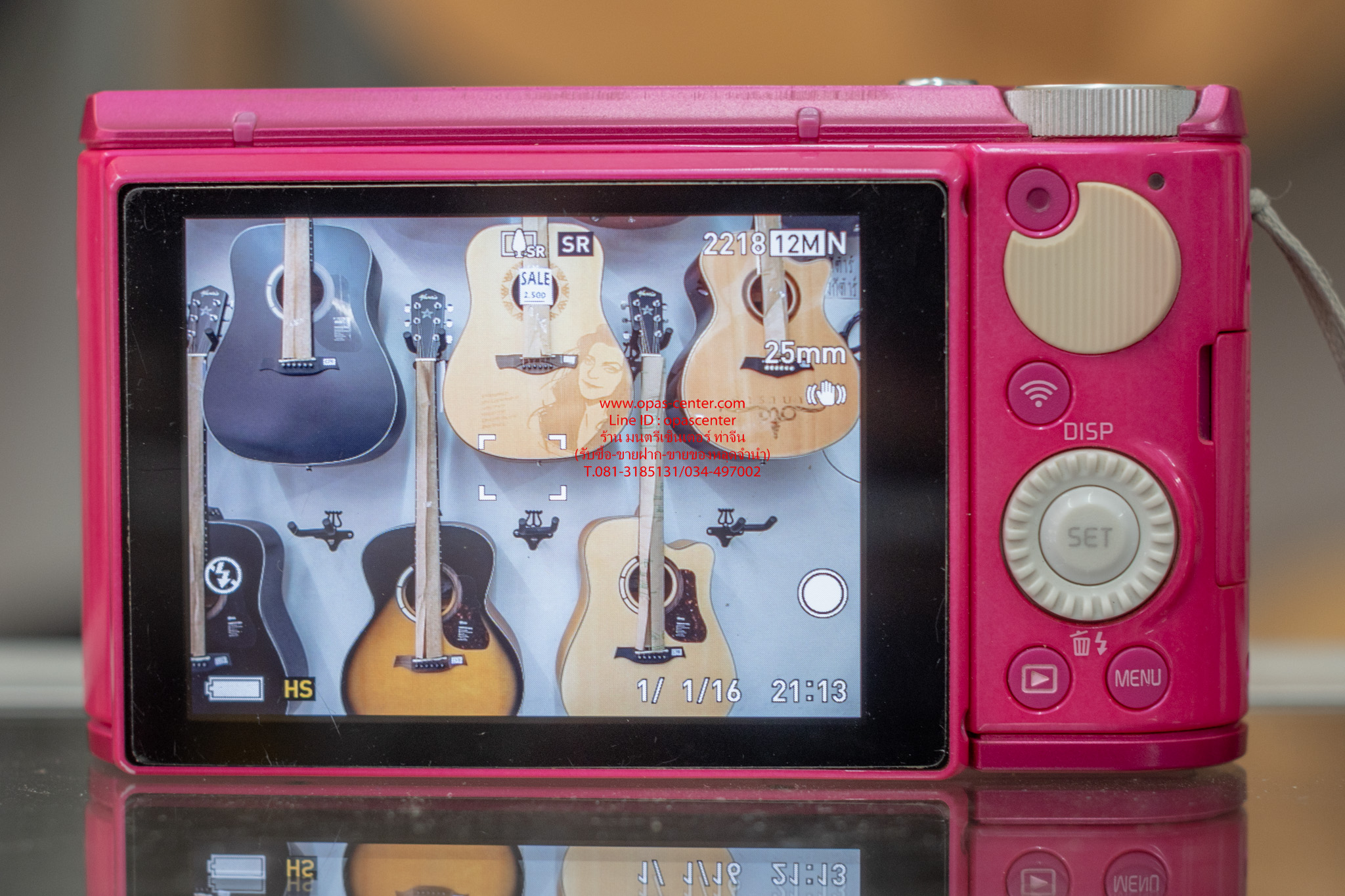 กล้องฟรุ้งฟริ้ง Casio EX-ZR3600 สีชมพู ต่อ Wifi สภาพใหม่ มีกล่อง ที่ชาร์ท เมม 16 GB