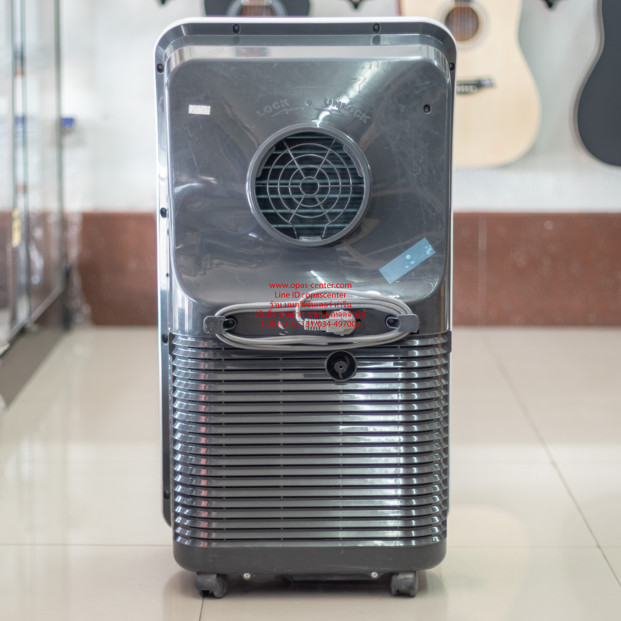 แอร์เคลื่อนที่ Aconatic 12000 BTU รุ่น AN-PAC12F2 มือสอง สภาพดี มีรีโมท ท่อครบ