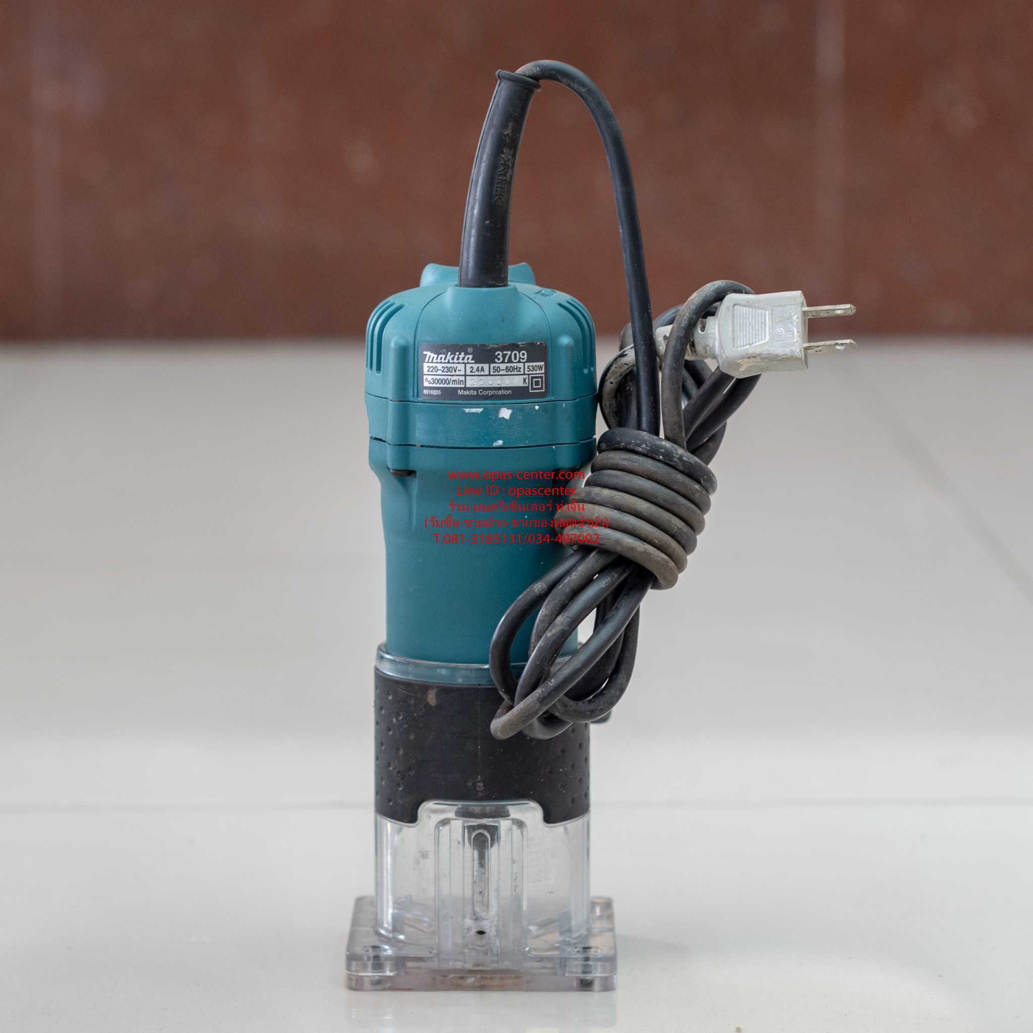 เครื่องเซาะร่อง ทริมเมอร์ MAKITA รุ่น 3709 มือสอง สภาพใหม่ พร้อมใช้งาน