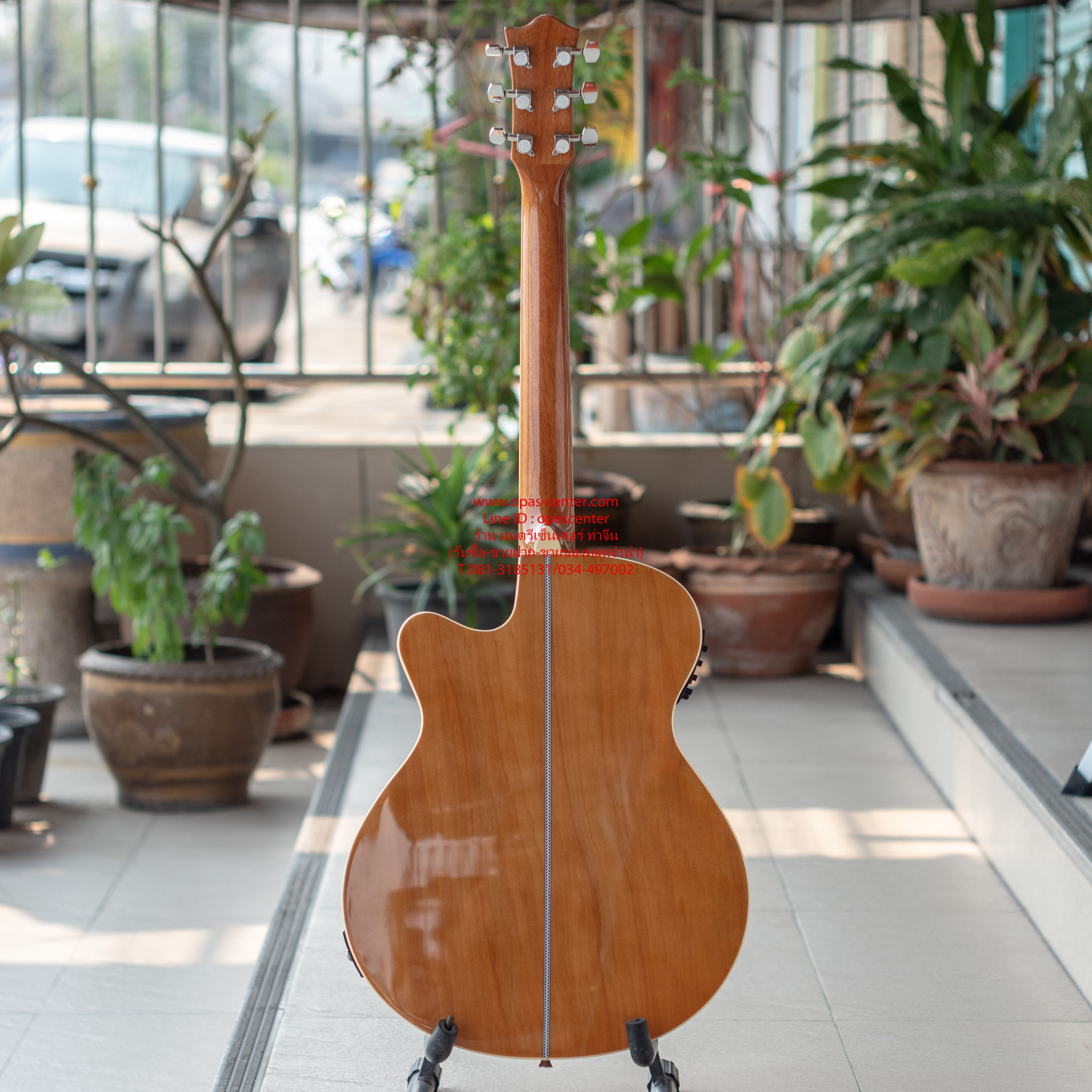 กีต้าร์โปร่งเว้าไฟฟ้า Tagima รุ่น NASHVILLE EQ มีจูนเนอร์ตั้งสายในตัว สีซันเบิร์ส ของใหม่