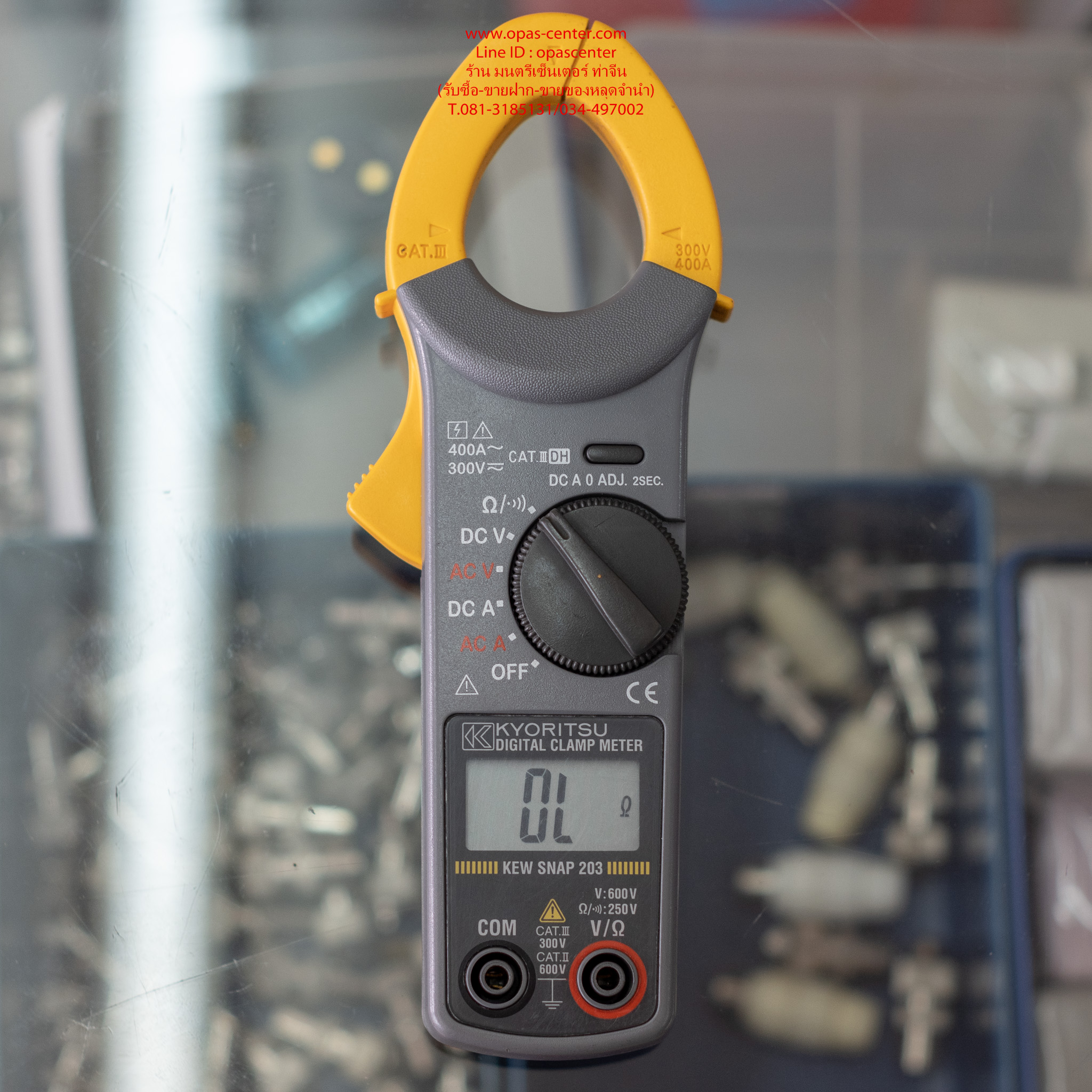 ดิจิตอลแคลมป์มิเตอร์ KYORITSU KEW SNAP 203 มือสอง สภาพใหม่ พร้อมใช้