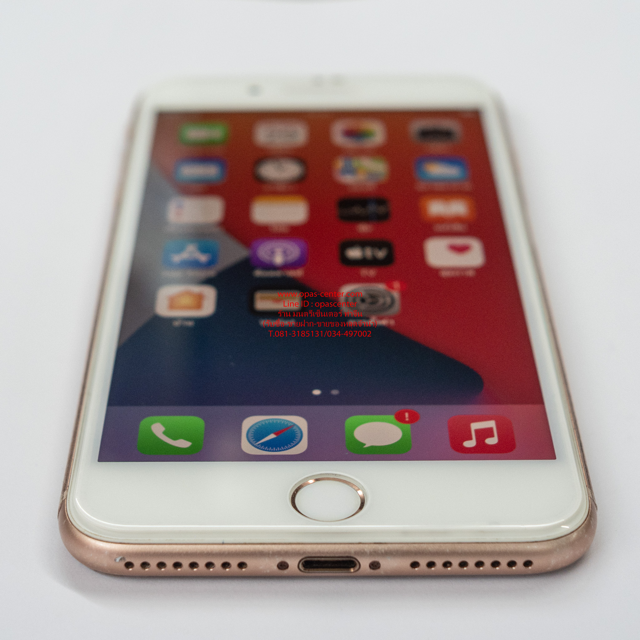 iphone 8 Plus 64GB สภาพใหม่ TH ประกันเพิ่งหมด สีทอง ยกกล่อง
