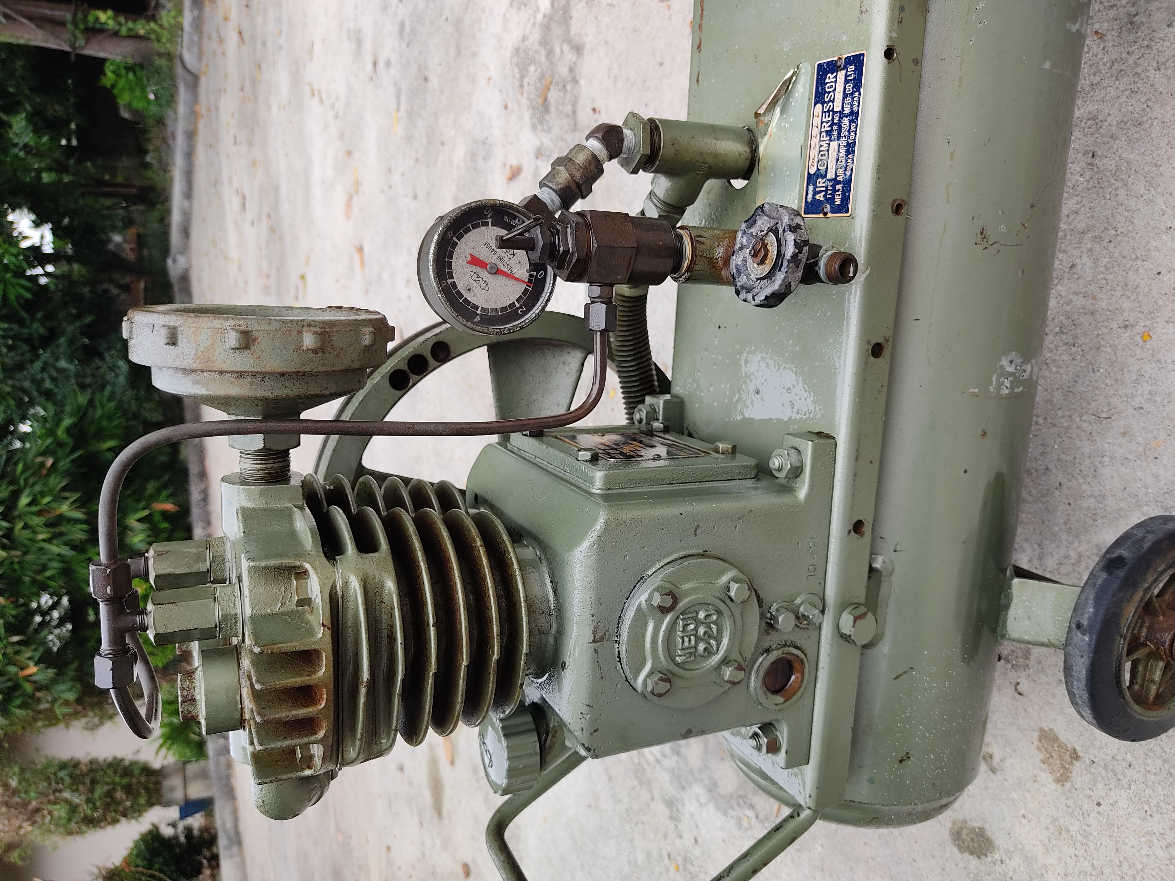 ปั้มลม Meiji Made in Japan