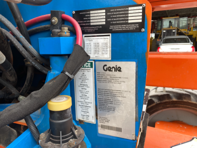 รถกระเช้าบูม Boom Lift Genie รุ่น Z-45/25 สูง13.70เมตร รถนอกนำเข้า ไม่เคยใช้ในไทย รถพร้อมใช้งาน โทร 