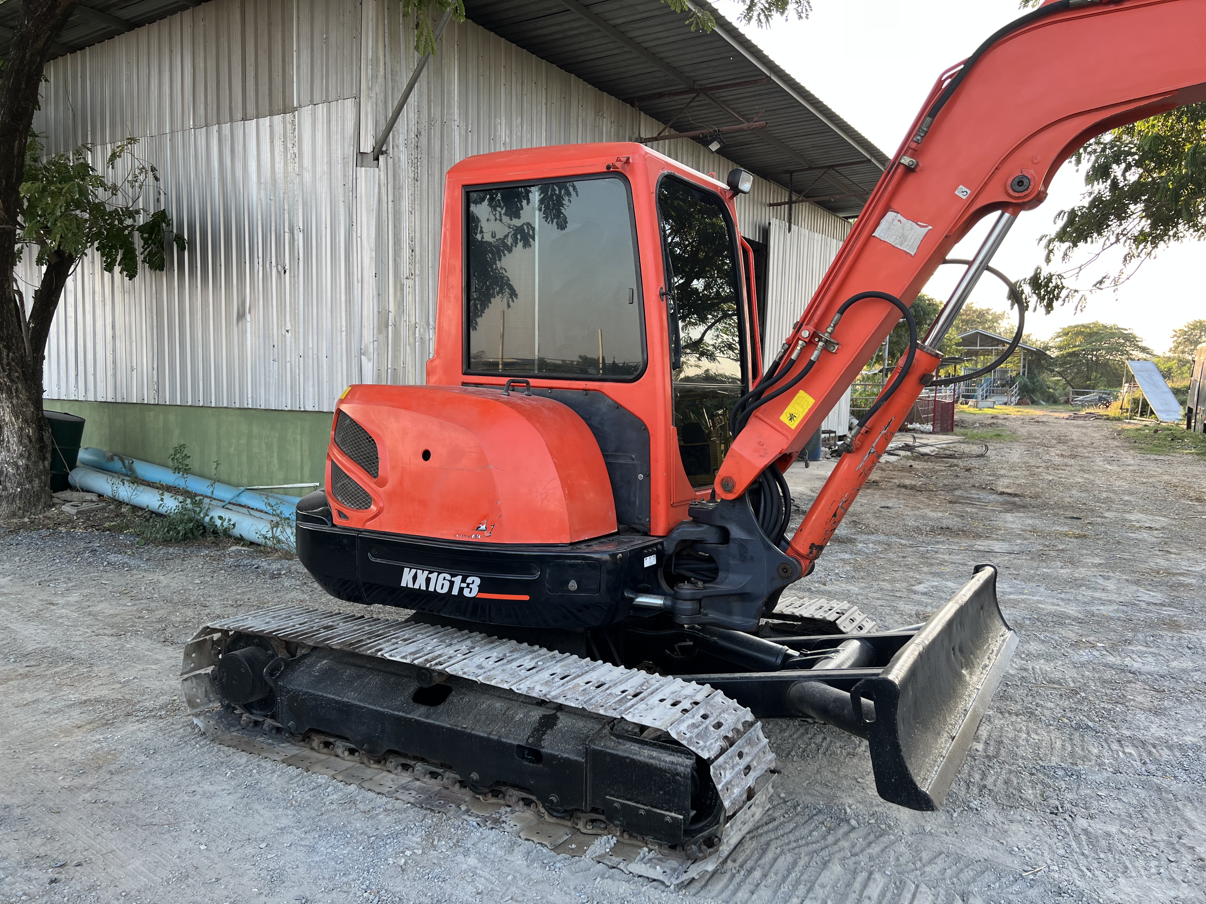 รถขุด kubota kx161-3 รถพร้อมทำงาน ตู้แอร์เย็น