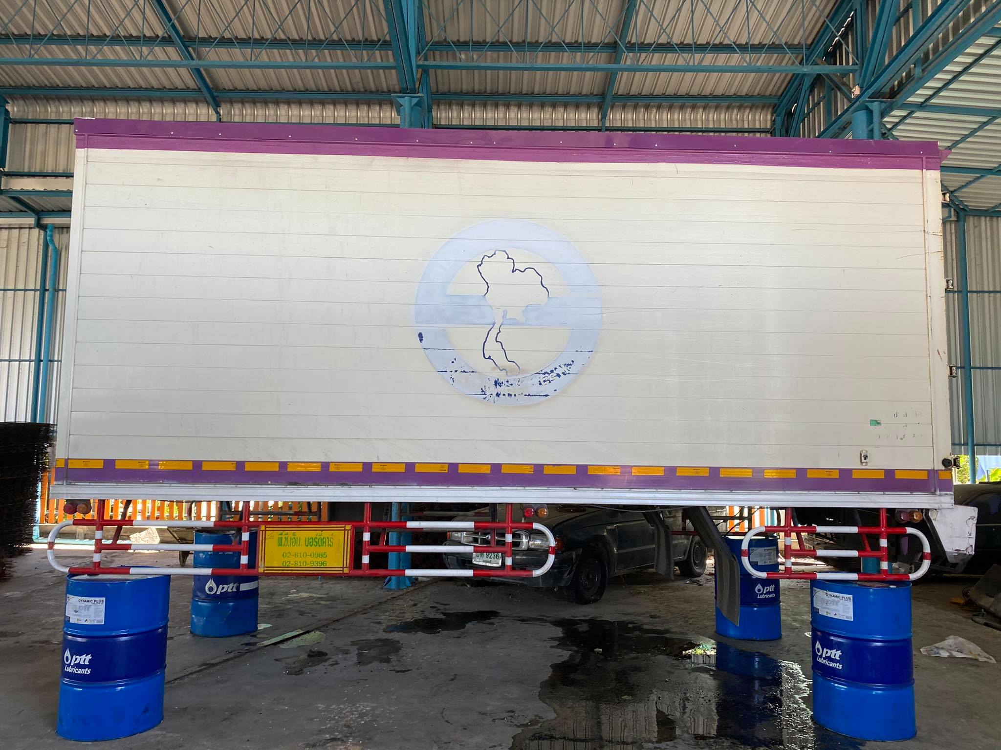 ขายตุ้คะ ตู้แห้ง ยาว5:50 ถอนลงจาก6ล้อHINO Maga