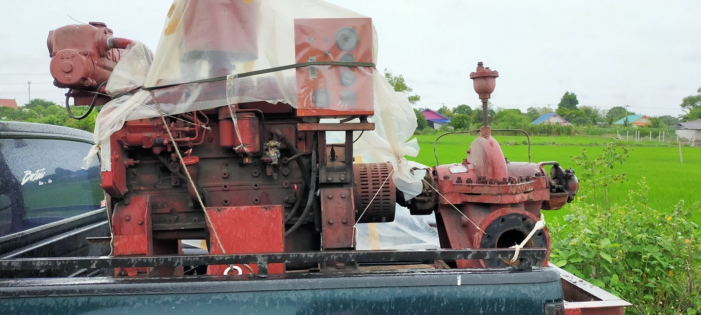 เครื่องดับเพลิง คัมมินส์ 6 ฺB ปั้มสปรินเคส  32 ชั่วโมง