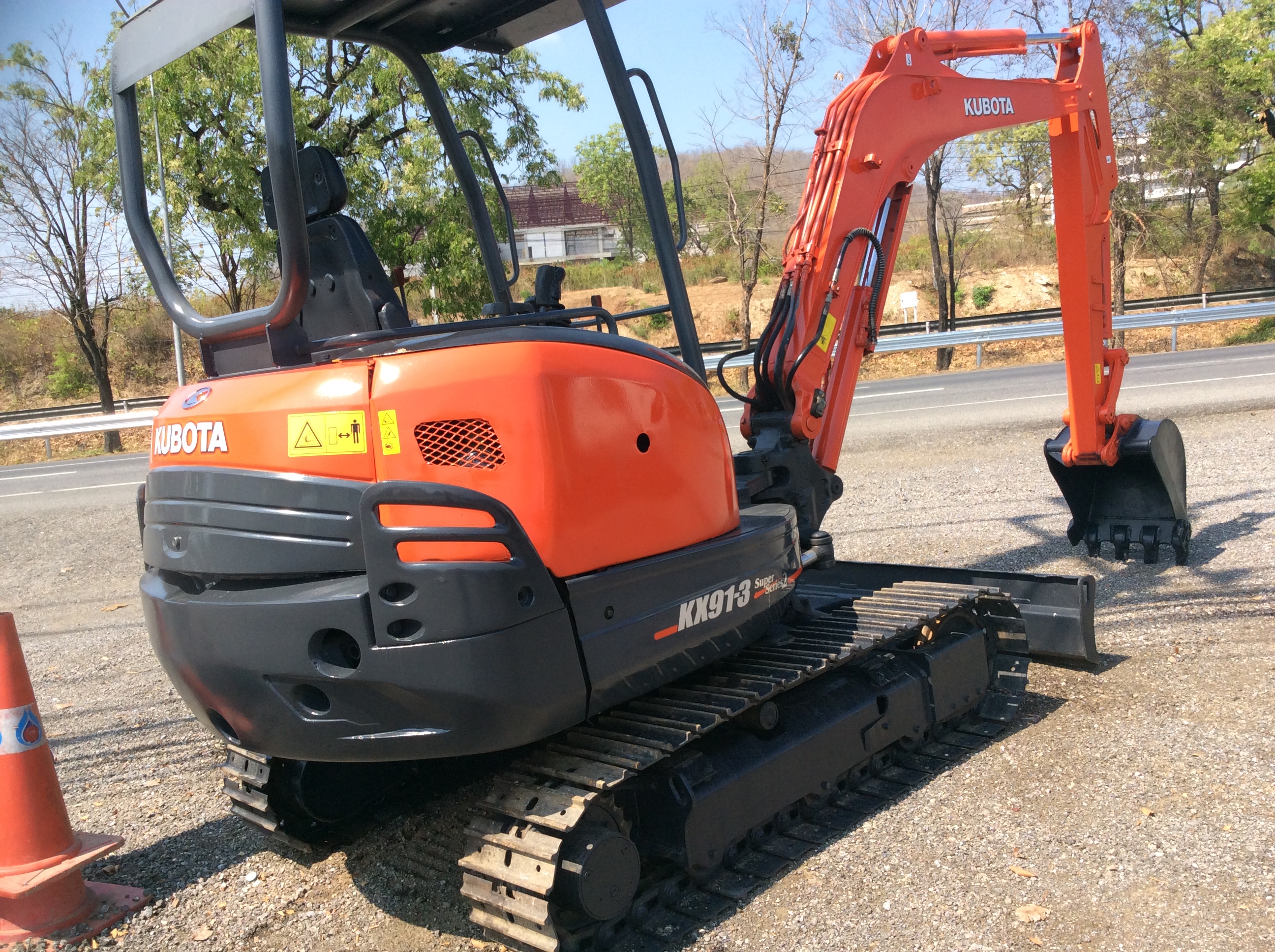รถแบคโฮ KUBOTA KX913 ทะเบียนพร้อม