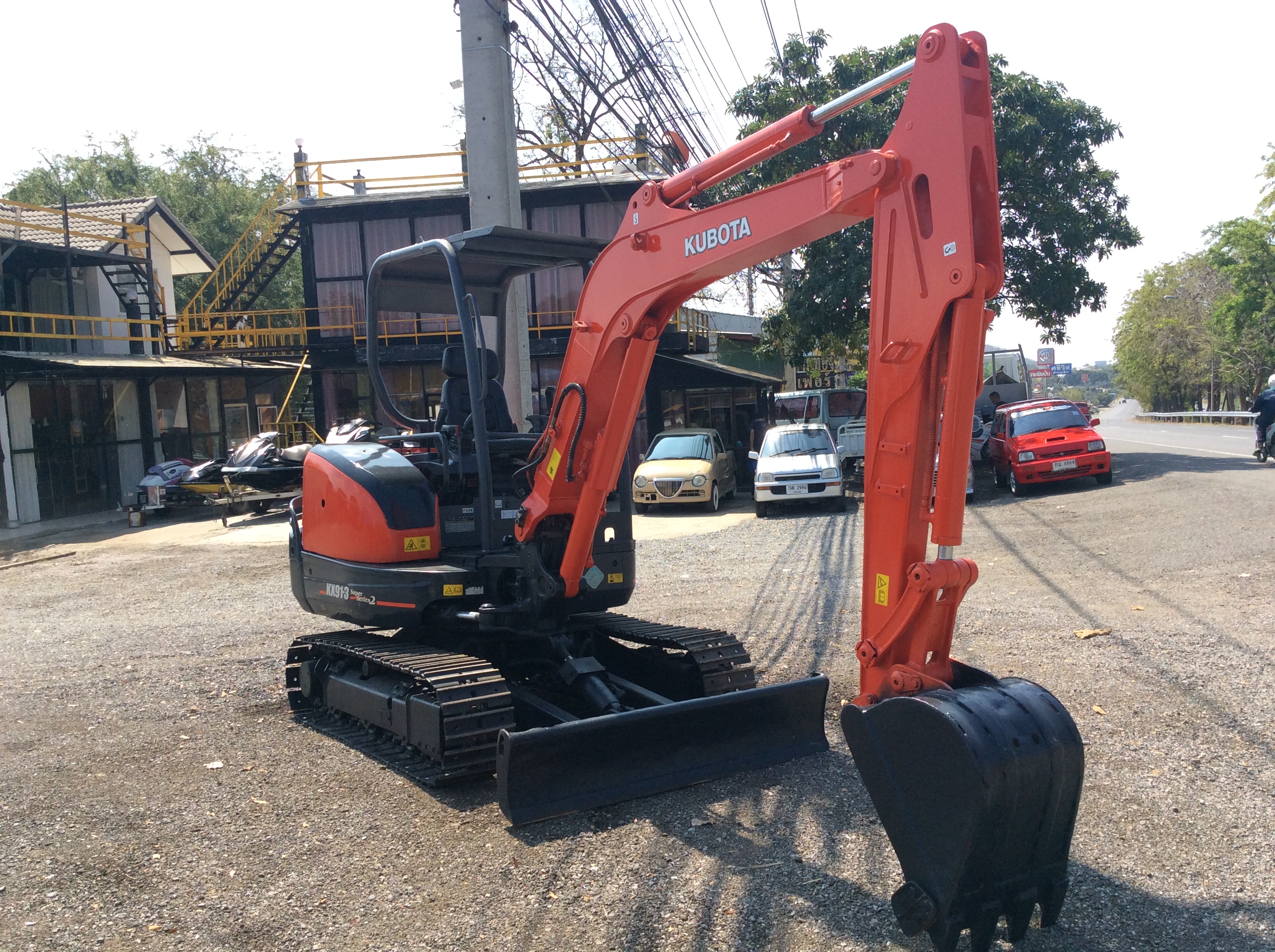 รถแบคโฮ KUBOTA KX913 ทะเบียนพร้อม