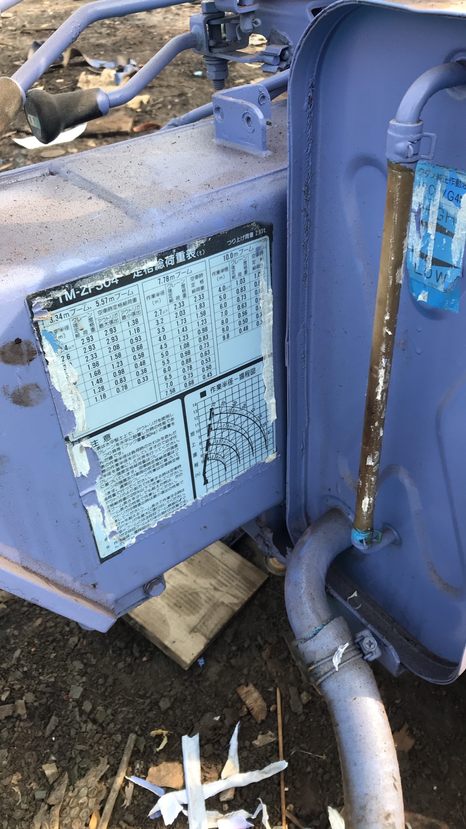 ขายเครน Tadano ZFX304 3 ตัน 4 ปอก เก่าญี่ปุ่น