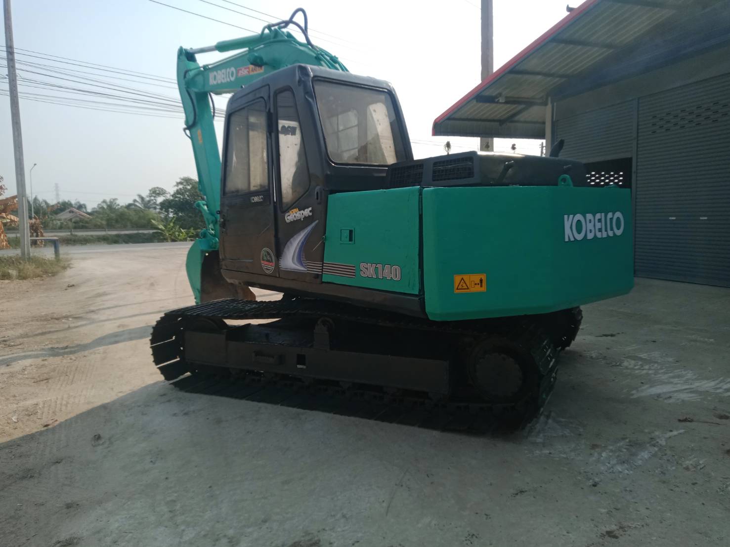 รถขุด SUMITOMO 120 F2 พร้อมใช้งาน มีคลิปการทำงานส่งทางไลน์.