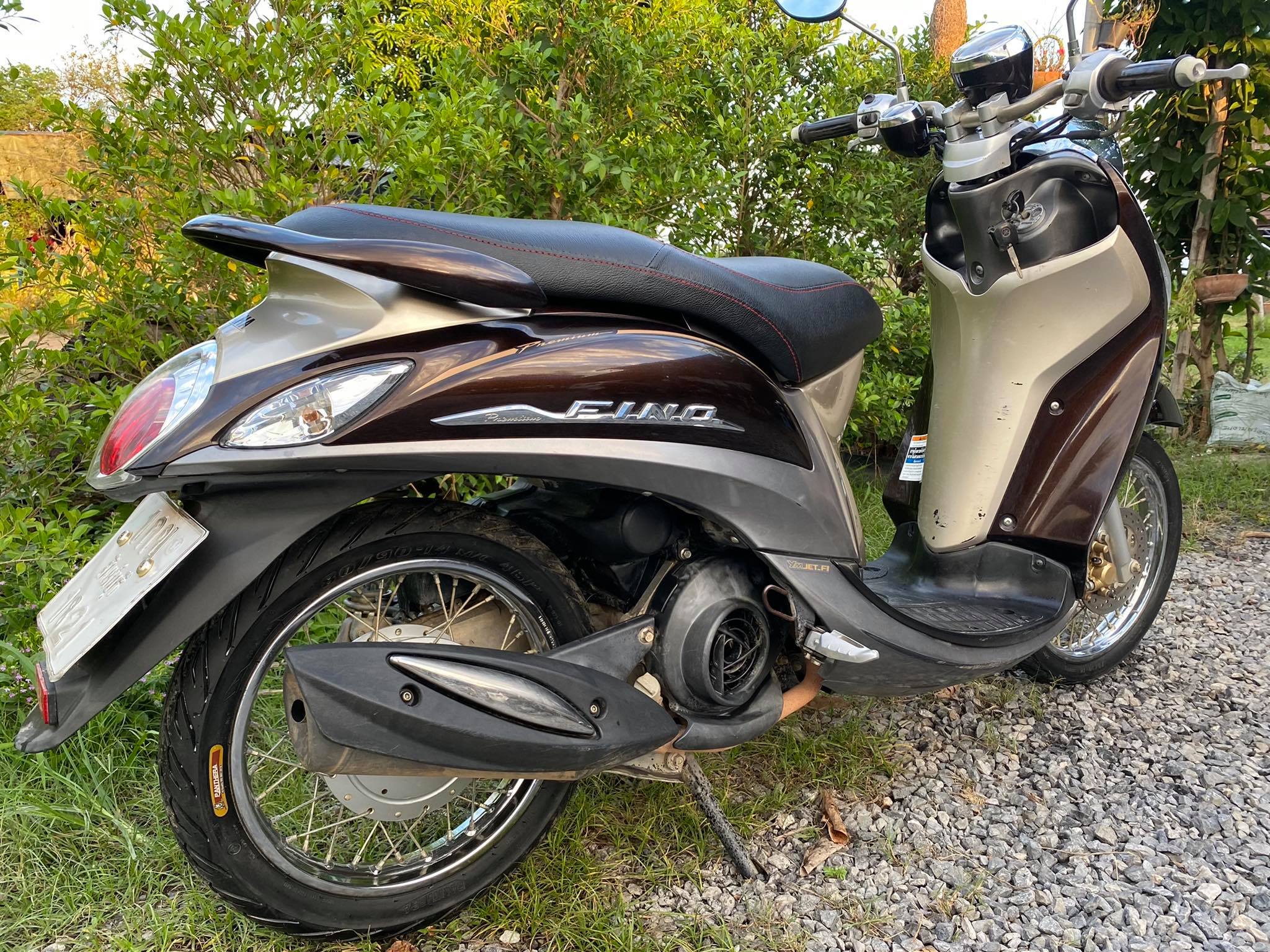 ขาย Yamaha All New Fino ปี2014 รถมือเดียวสภาพเดิมๆ สวยๆ เล่มพร้อมโอน ขายถูกๆ