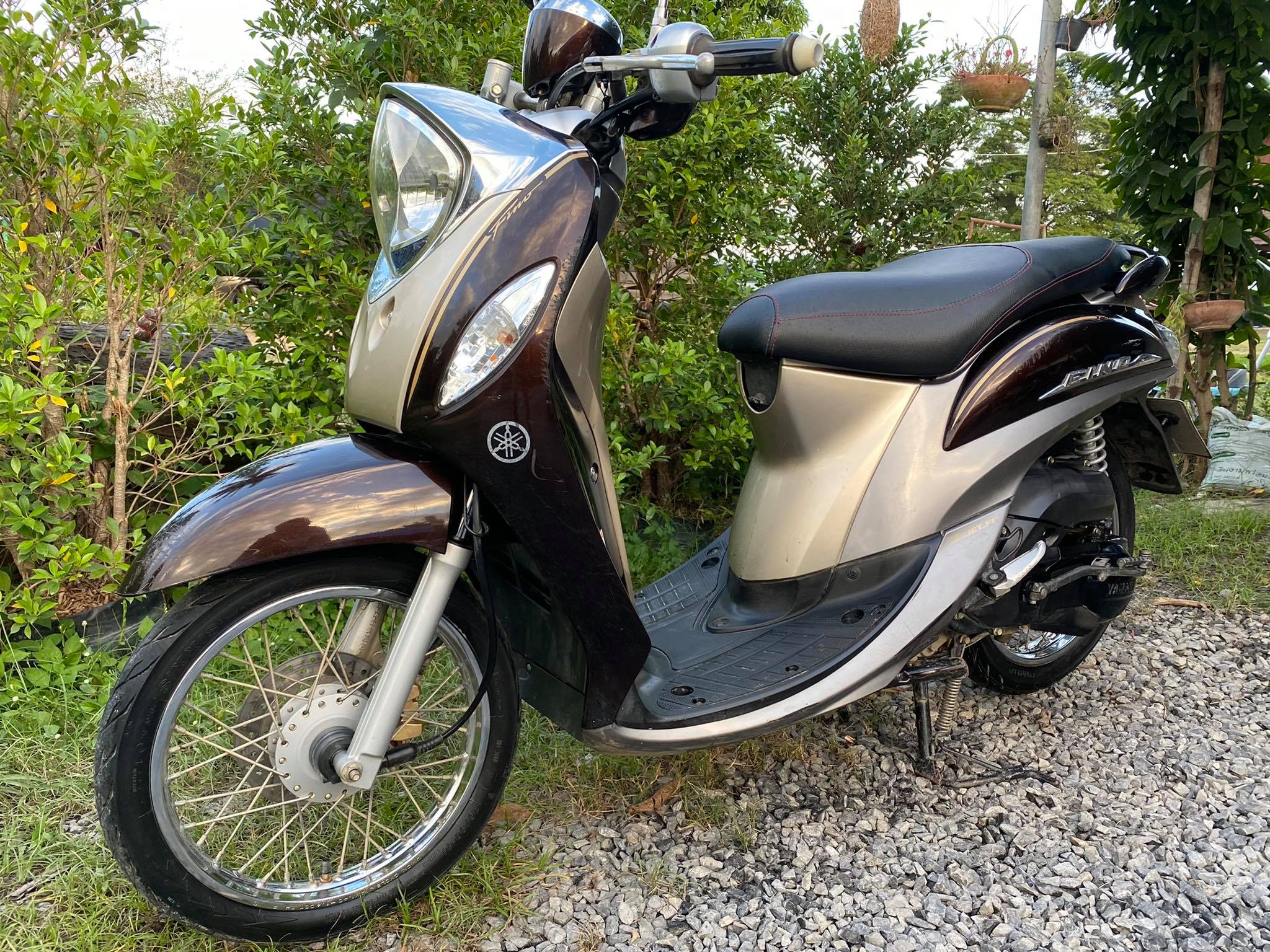 ขาย Yamaha All New Fino ปี2014 รถมือเดียวสภาพเดิมๆ สวยๆ เล่มพร้อมโอน ขายถูกๆ